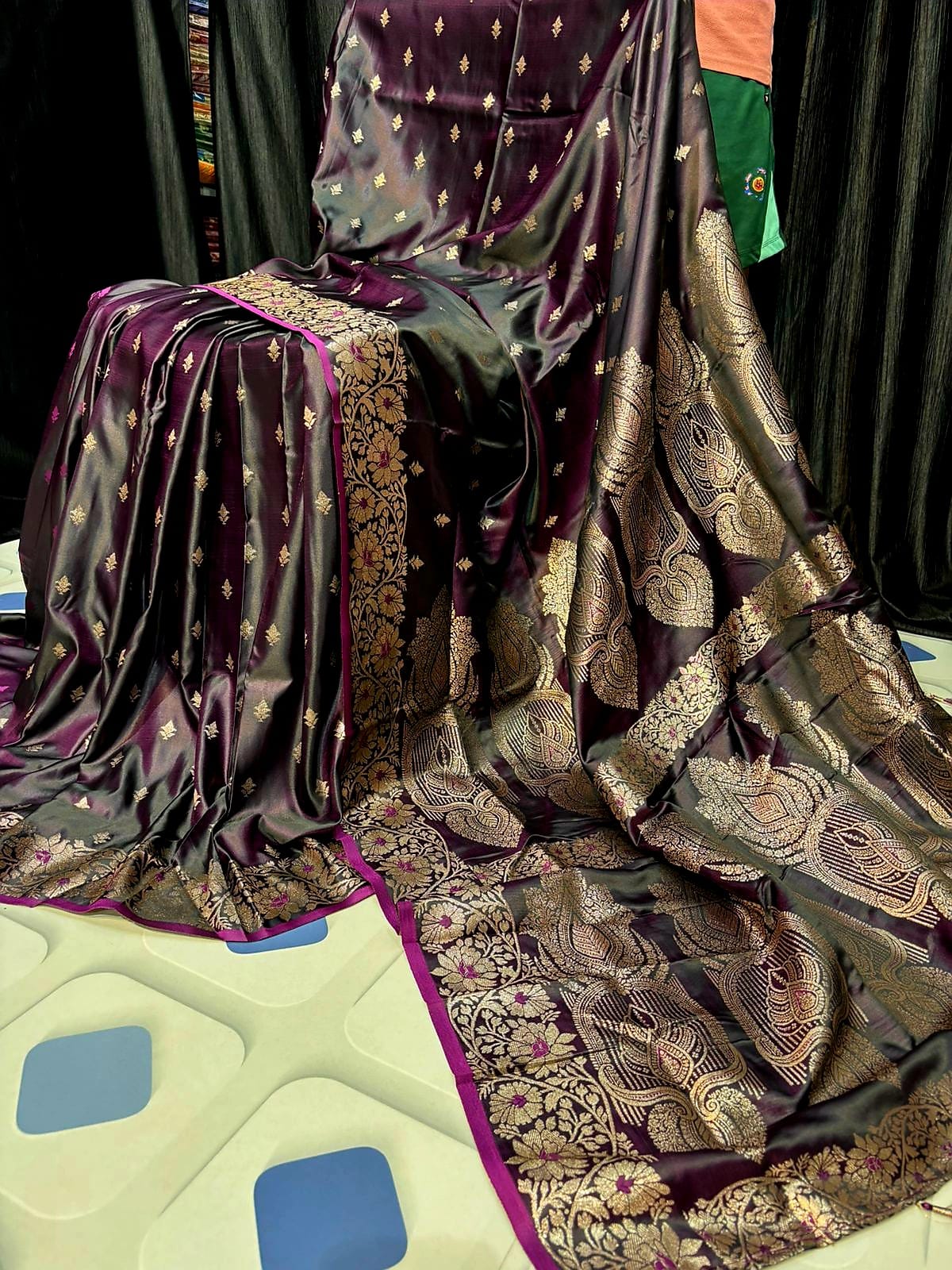 Sathan gaggi banarasi saree