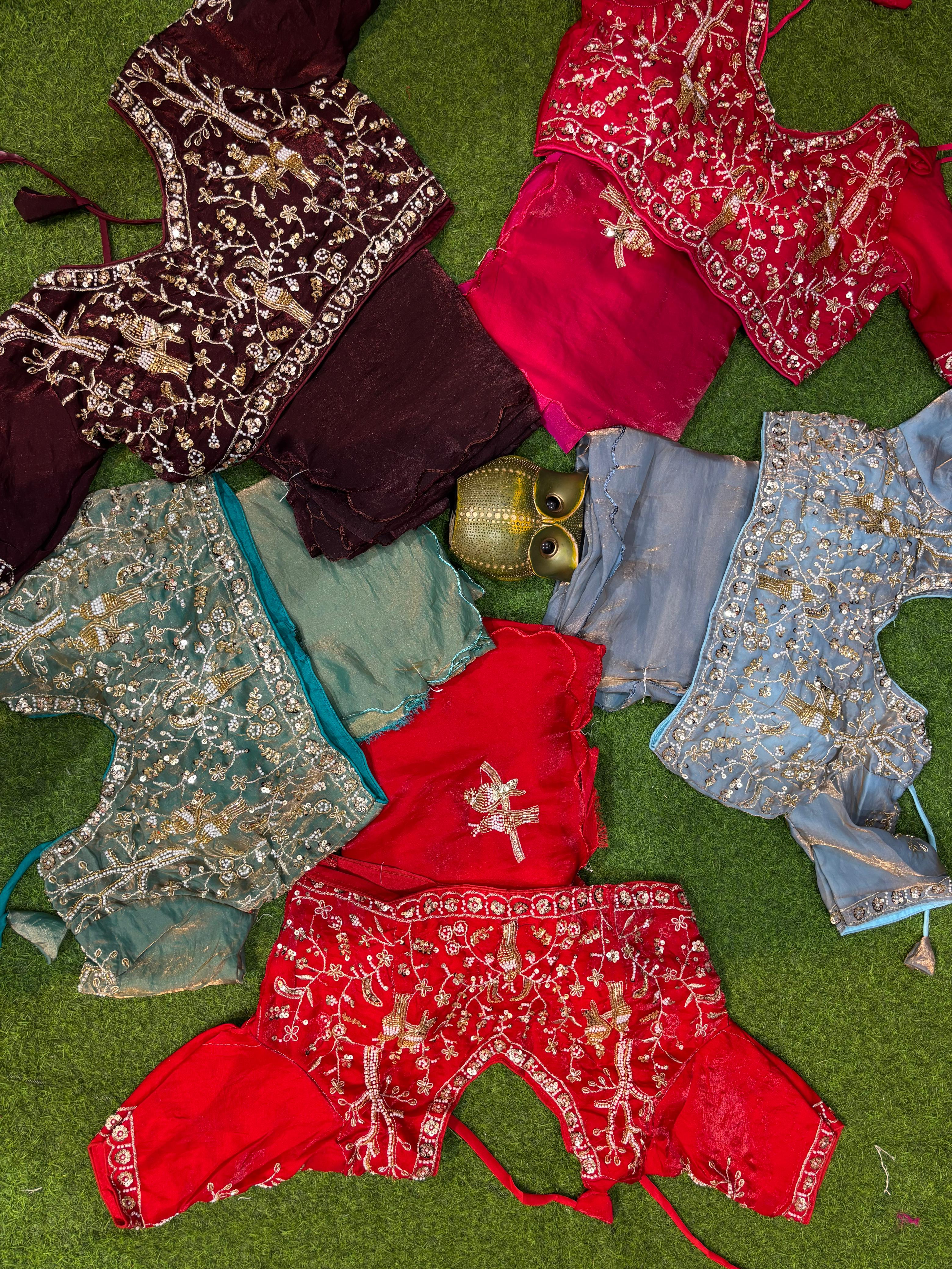 Pure Triple Tone Butter Finish Fandy Jimichu Silk