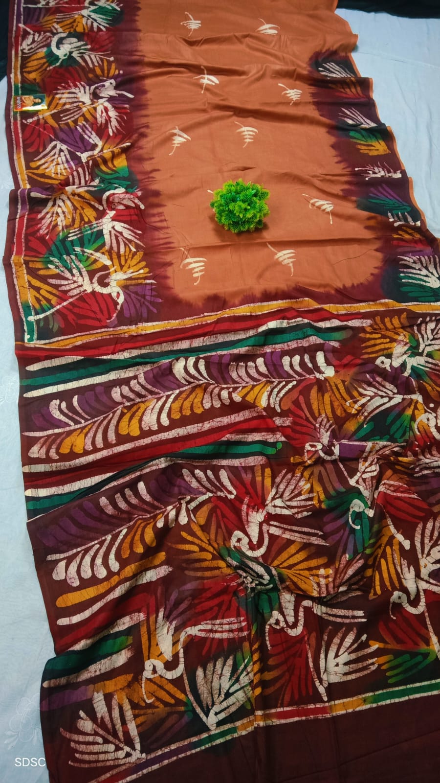 Pure Cotton Handbatick Saree
