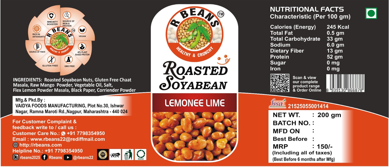 LEMONEE LIME (200 GM )