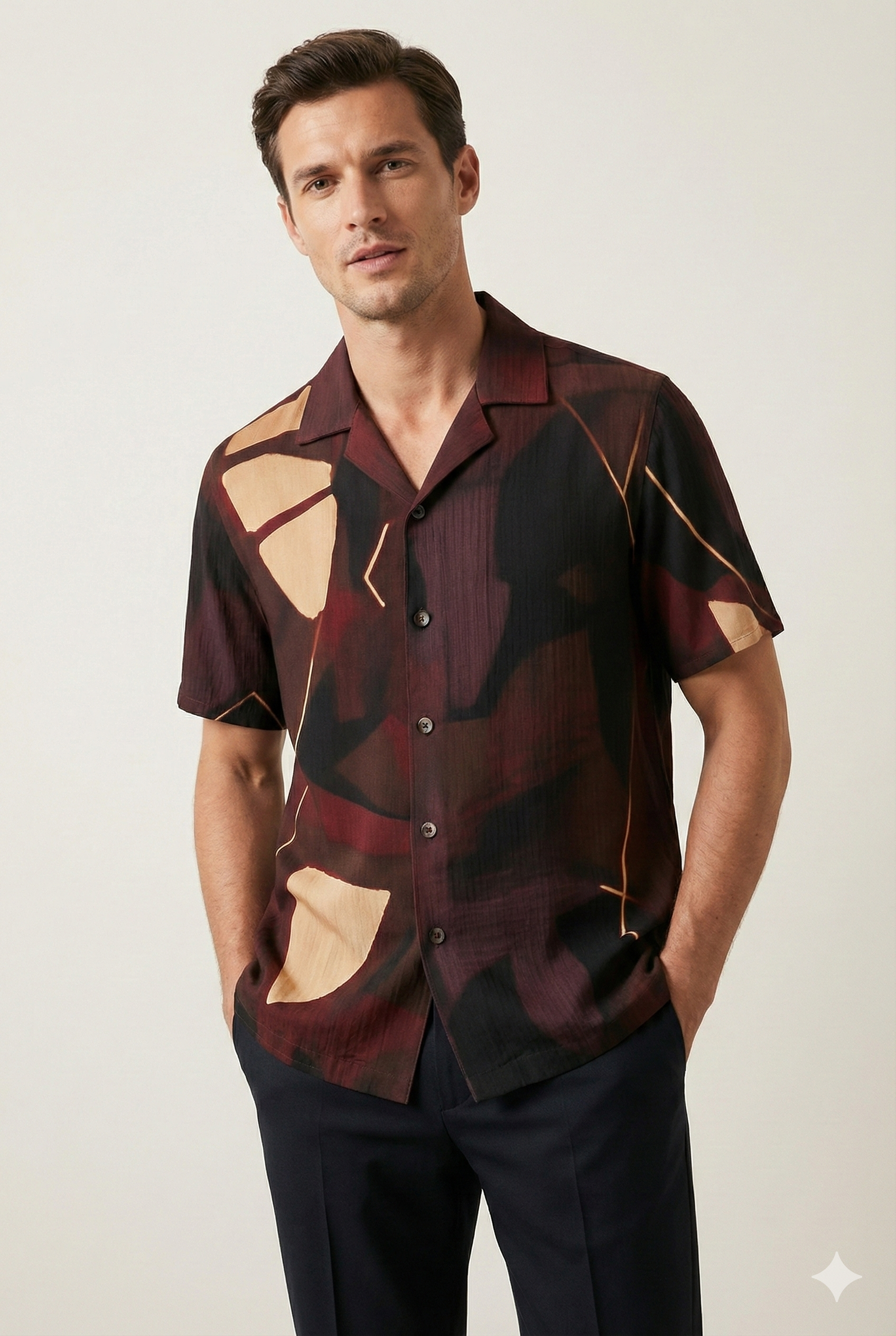  BOTANICAL PRINTED COTTON SHIRTS
