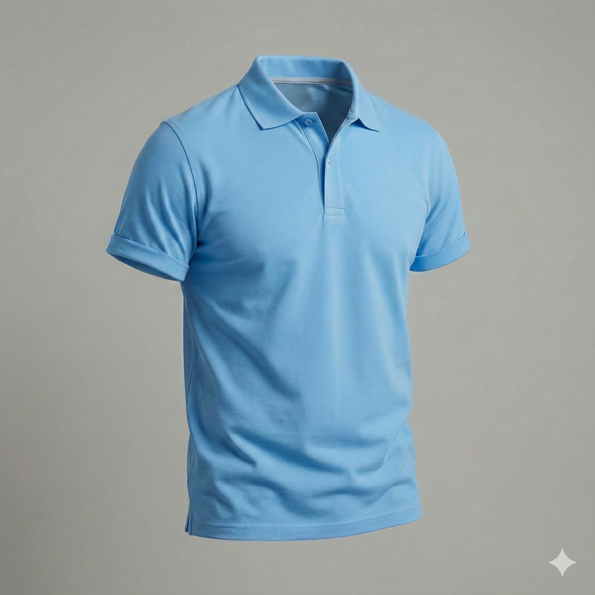 POLO T-SHIRT M-100 BLUE