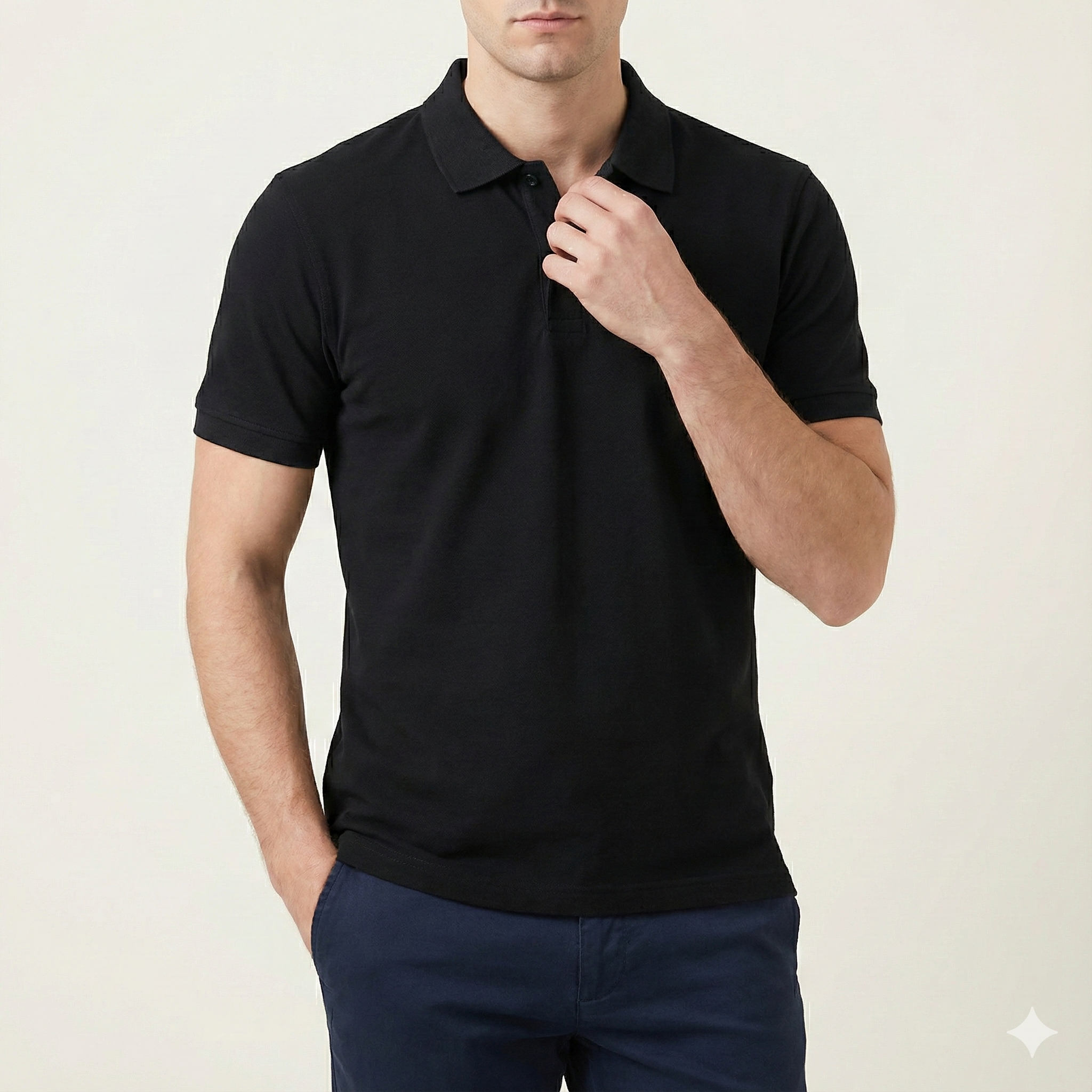POLO T-SHIRTS | JET BLACK