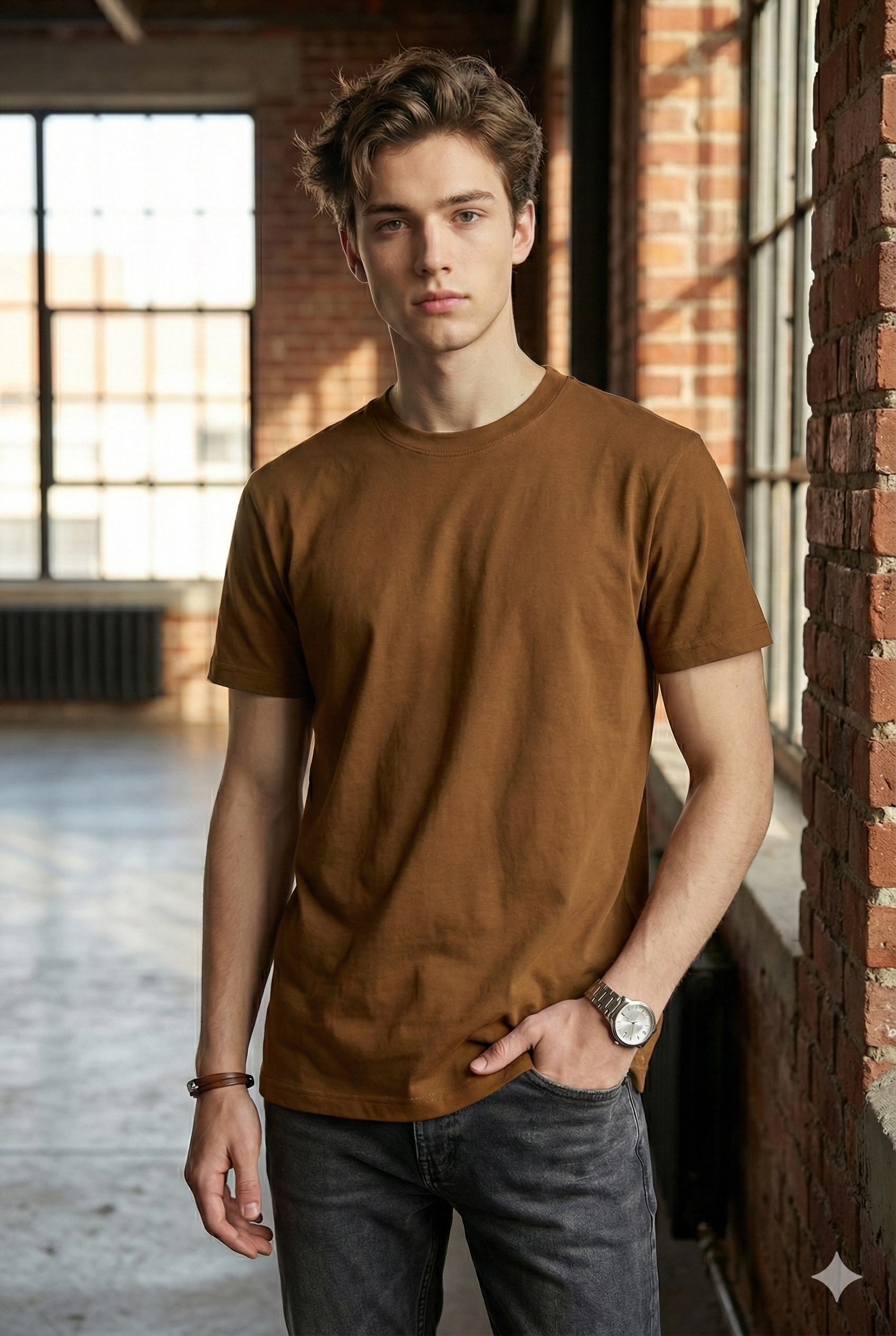 OVERSIZED T-SHIRTS | SNUFF BROWN