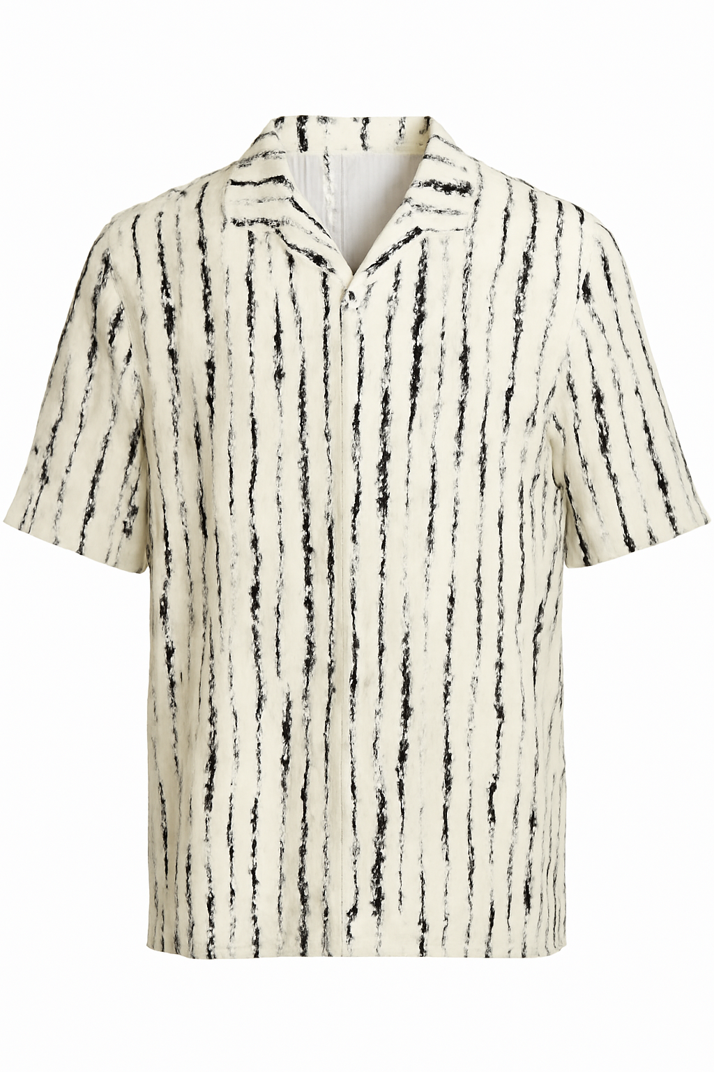 SELF DESIGNED WHITE SHIRT