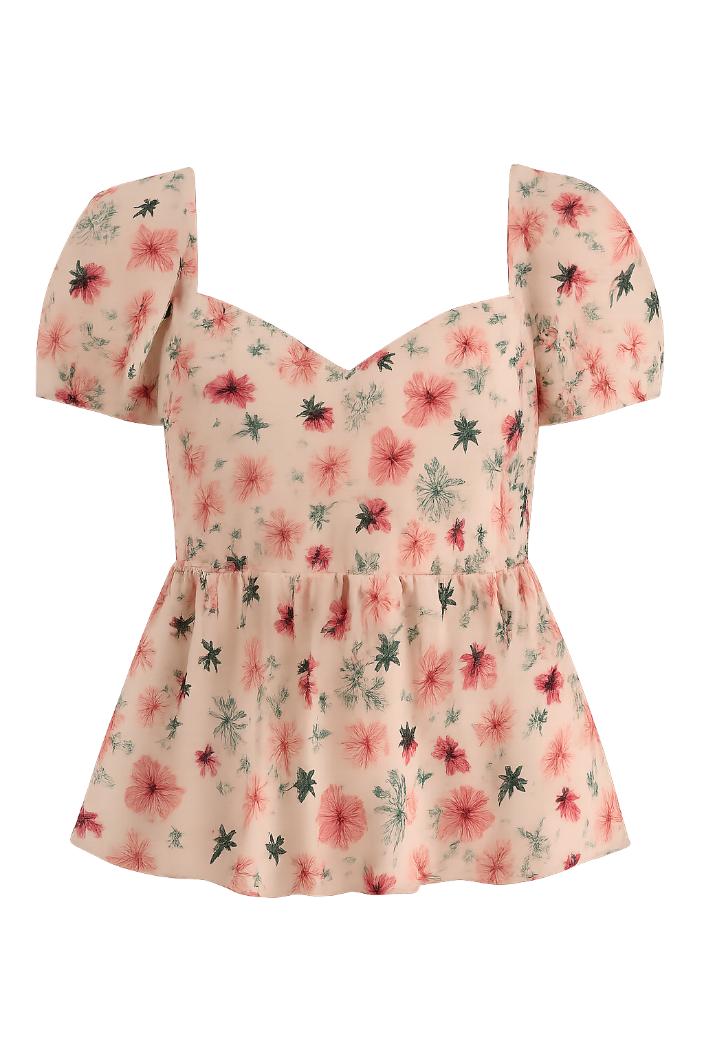 WOMEN WESTERN PUFF SLEEVE TOP