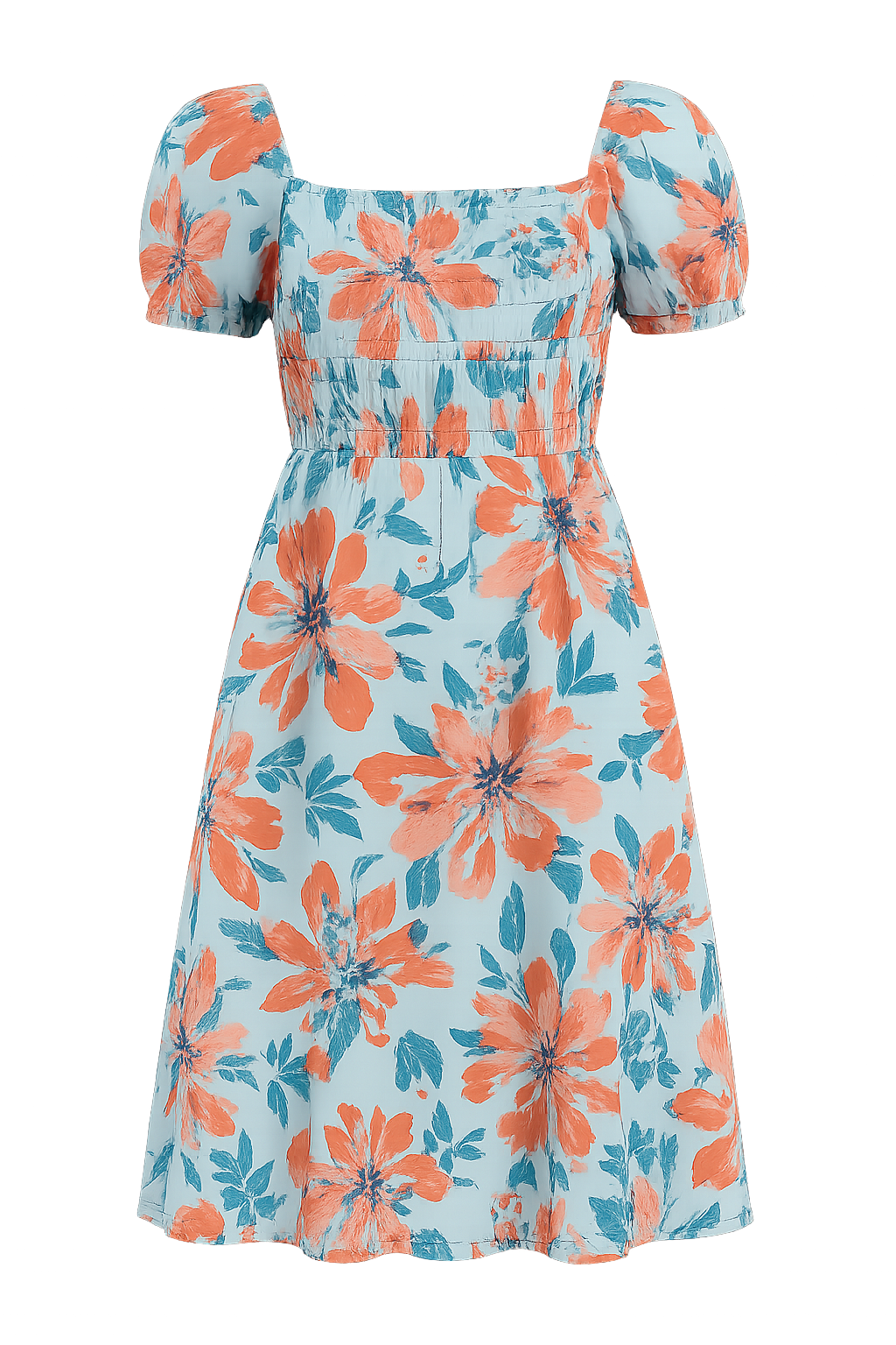 FLORAL A-LINE DRESS