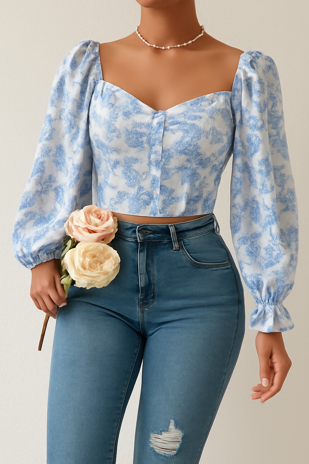 GEORGETTE CROP TOP