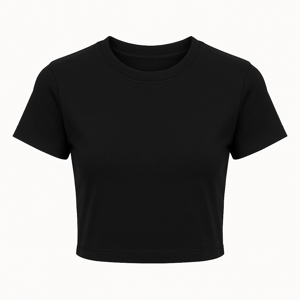 Women Plain Crop Top