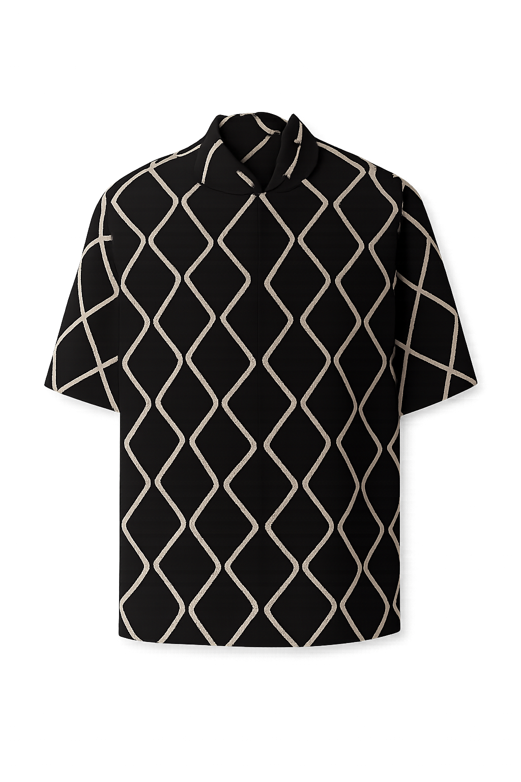 Ascot Black Patterned Shirt