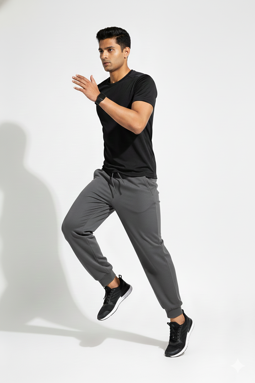 FRENCH TERRY TRACK PANT | GREY