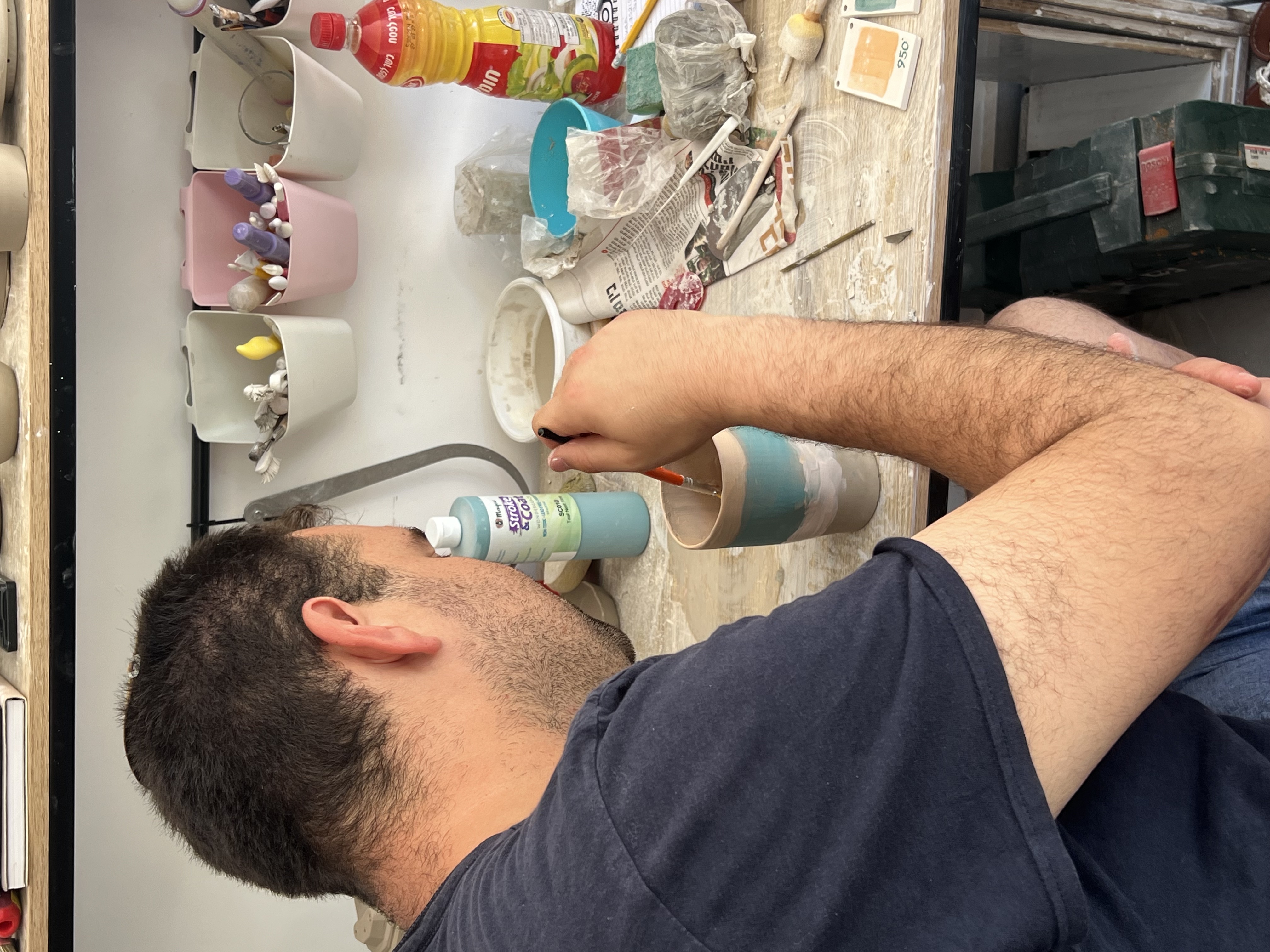 Paint workshop at the studio