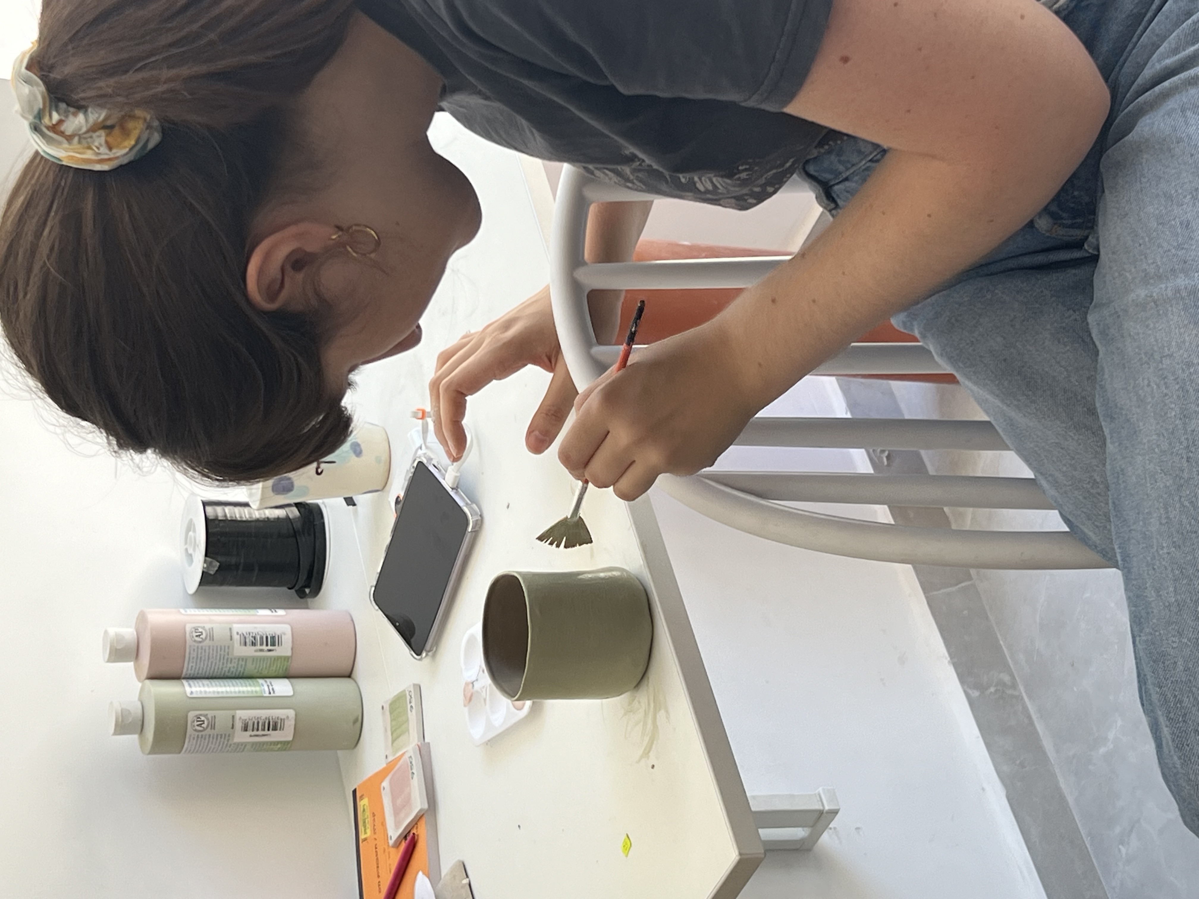 Paint workshop at the studio