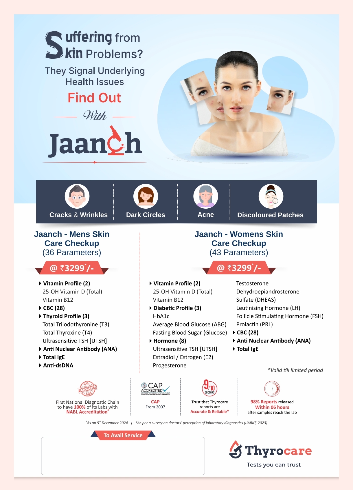 Jaanch Skin Care Checkup
