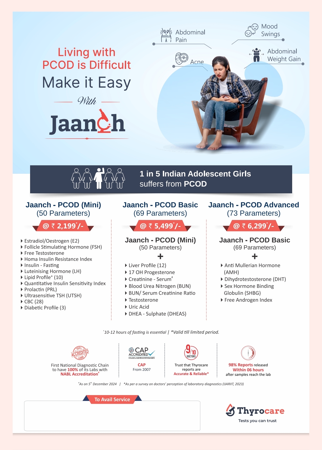 Jaanch - PCOD Test Packages