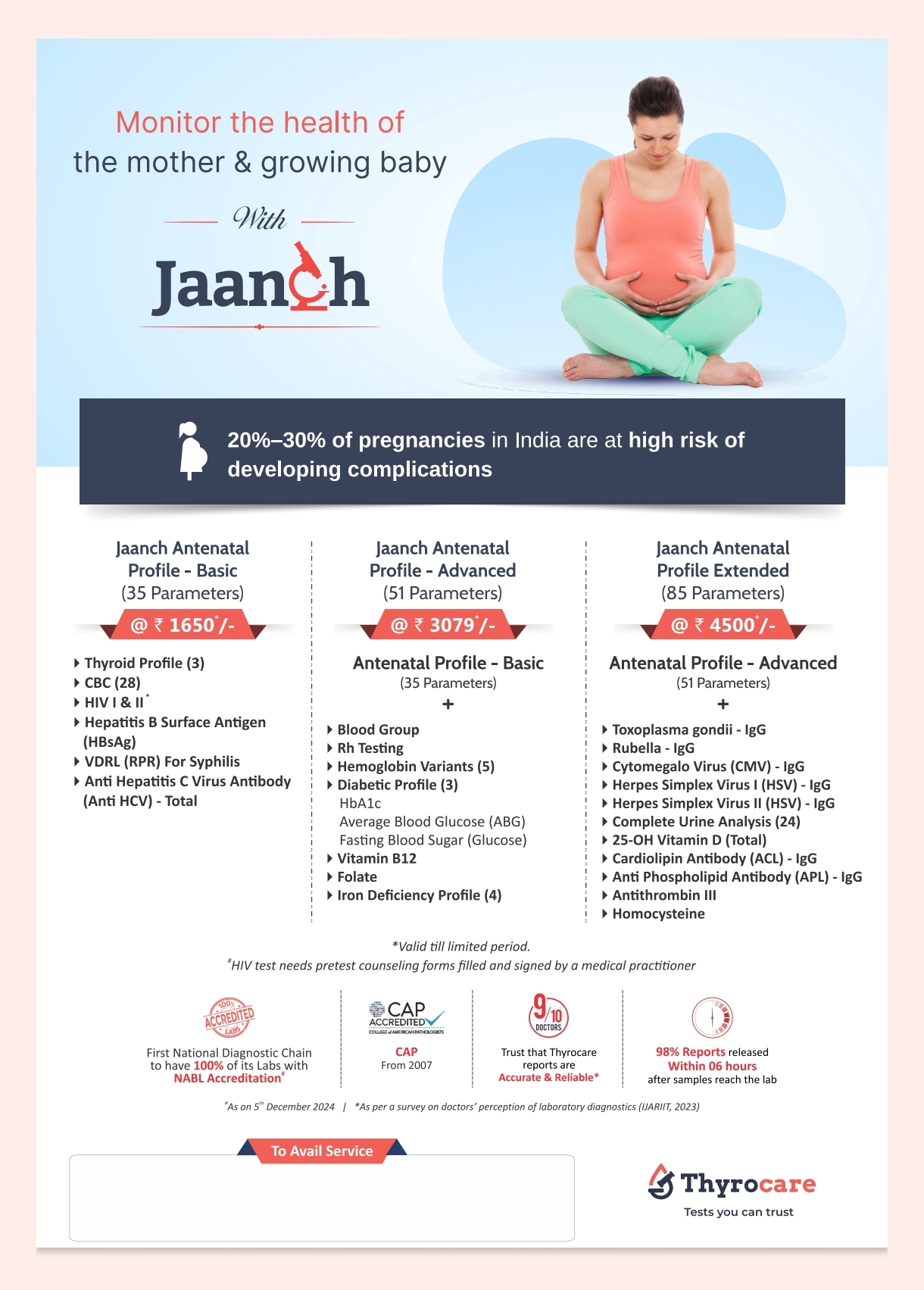 Jaanch Antenatal Profile