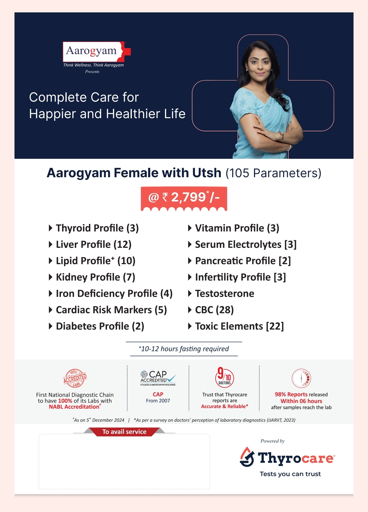 Aarogyam Female with Utsh Health Package
