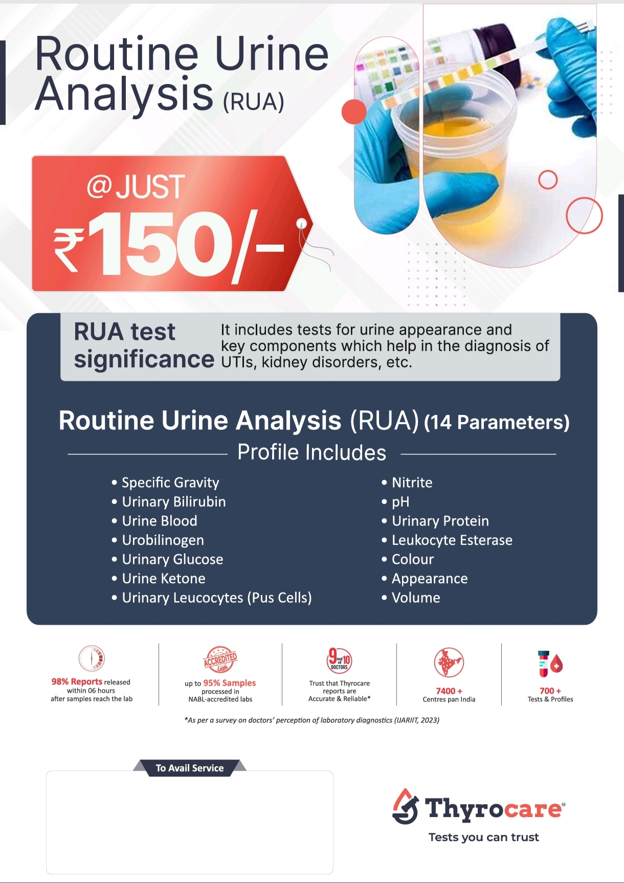 Routine Urine Analysis (RUA)