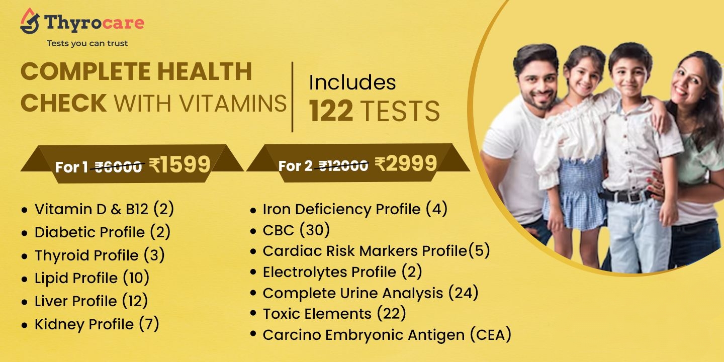 Thyrocare Complete Health Check with Vitamins