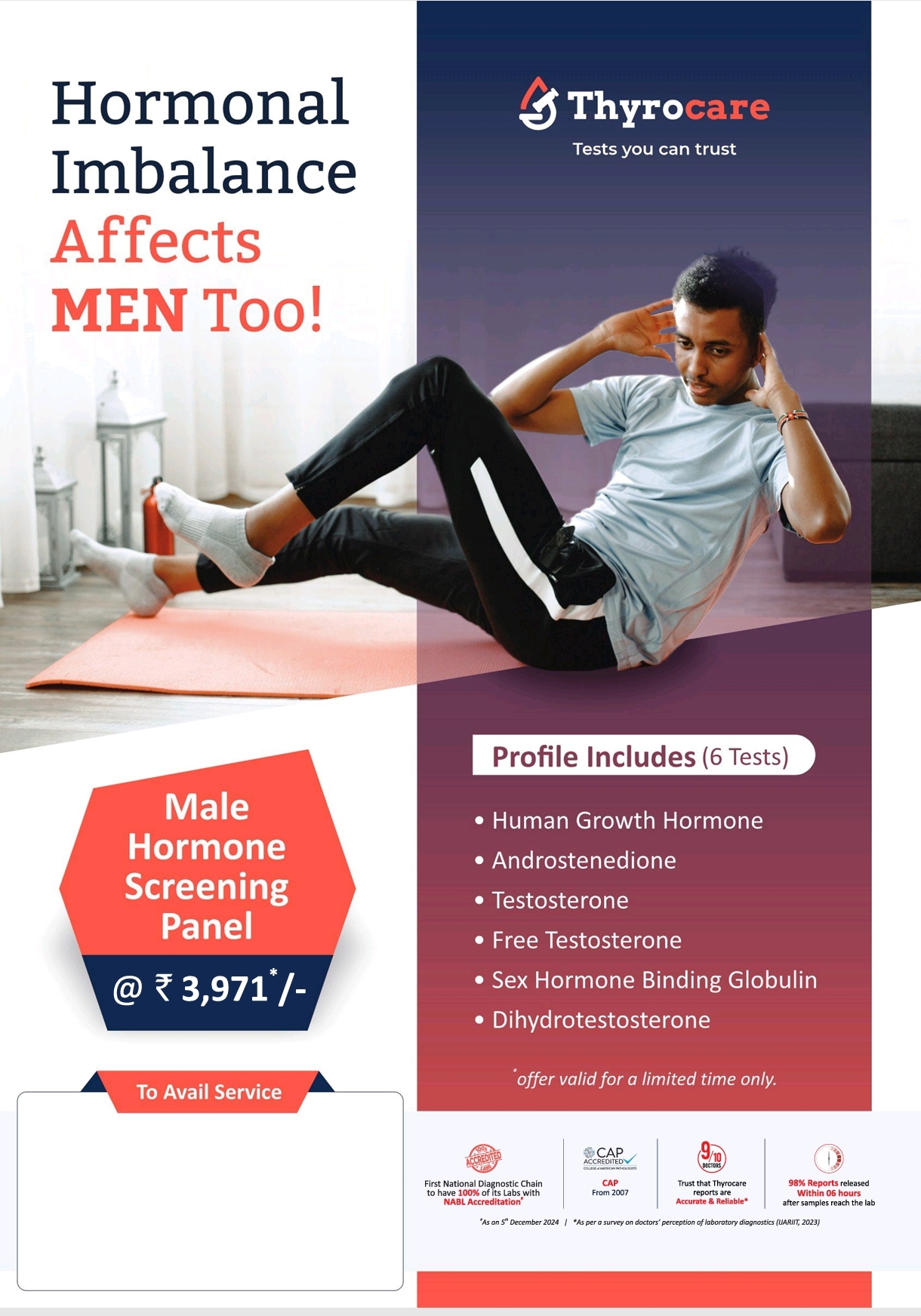 Male Hormone Screening Panel