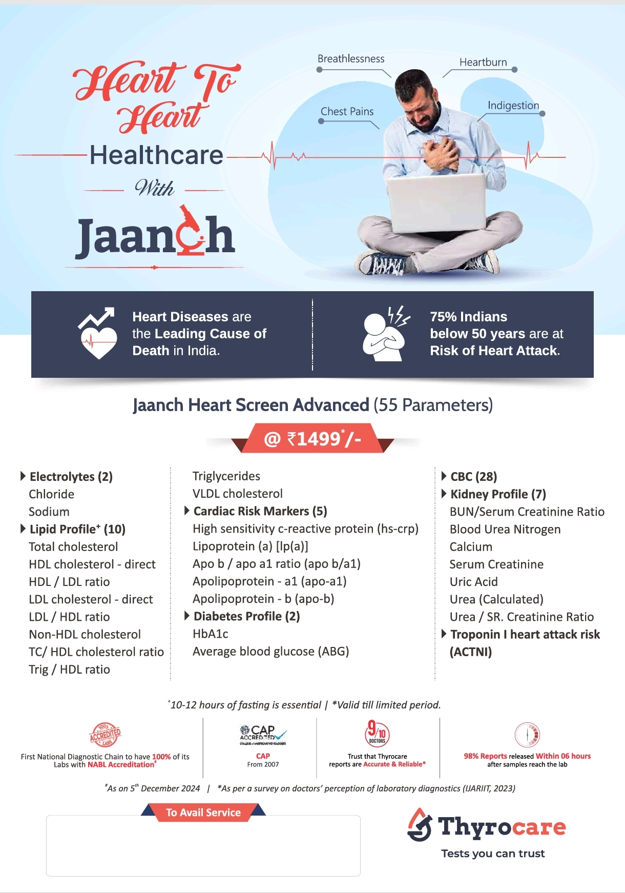 Jaanch Heart Screen Advanced