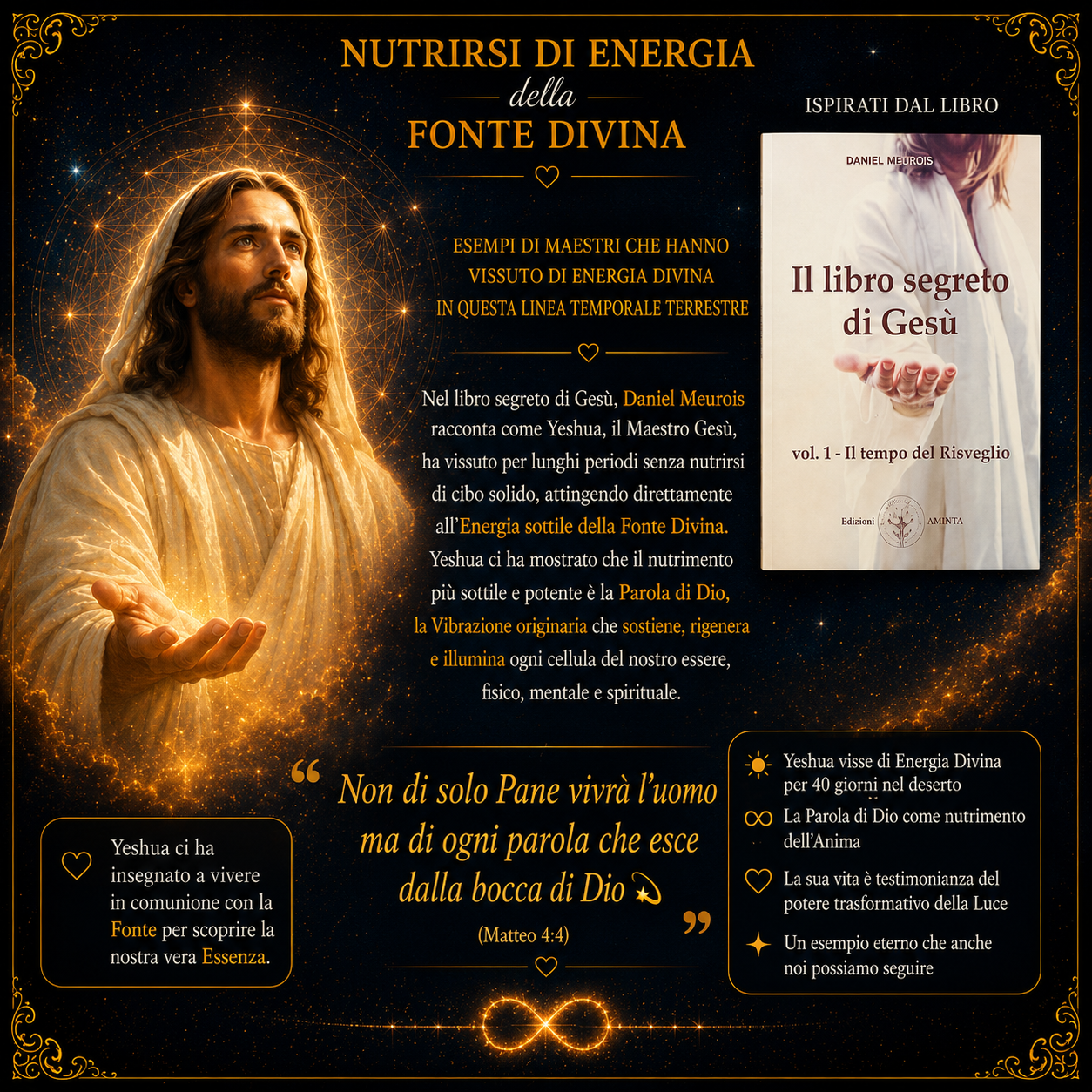 Registrazione dell'incontro EsploriamoInsieme - Nutrirsi di Energia della Fonte Divina