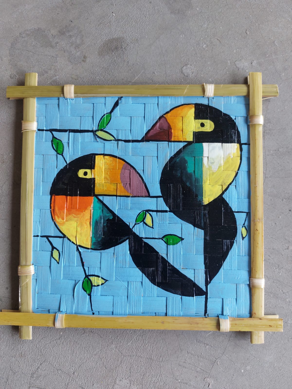 Handmade Toucan Wall Art