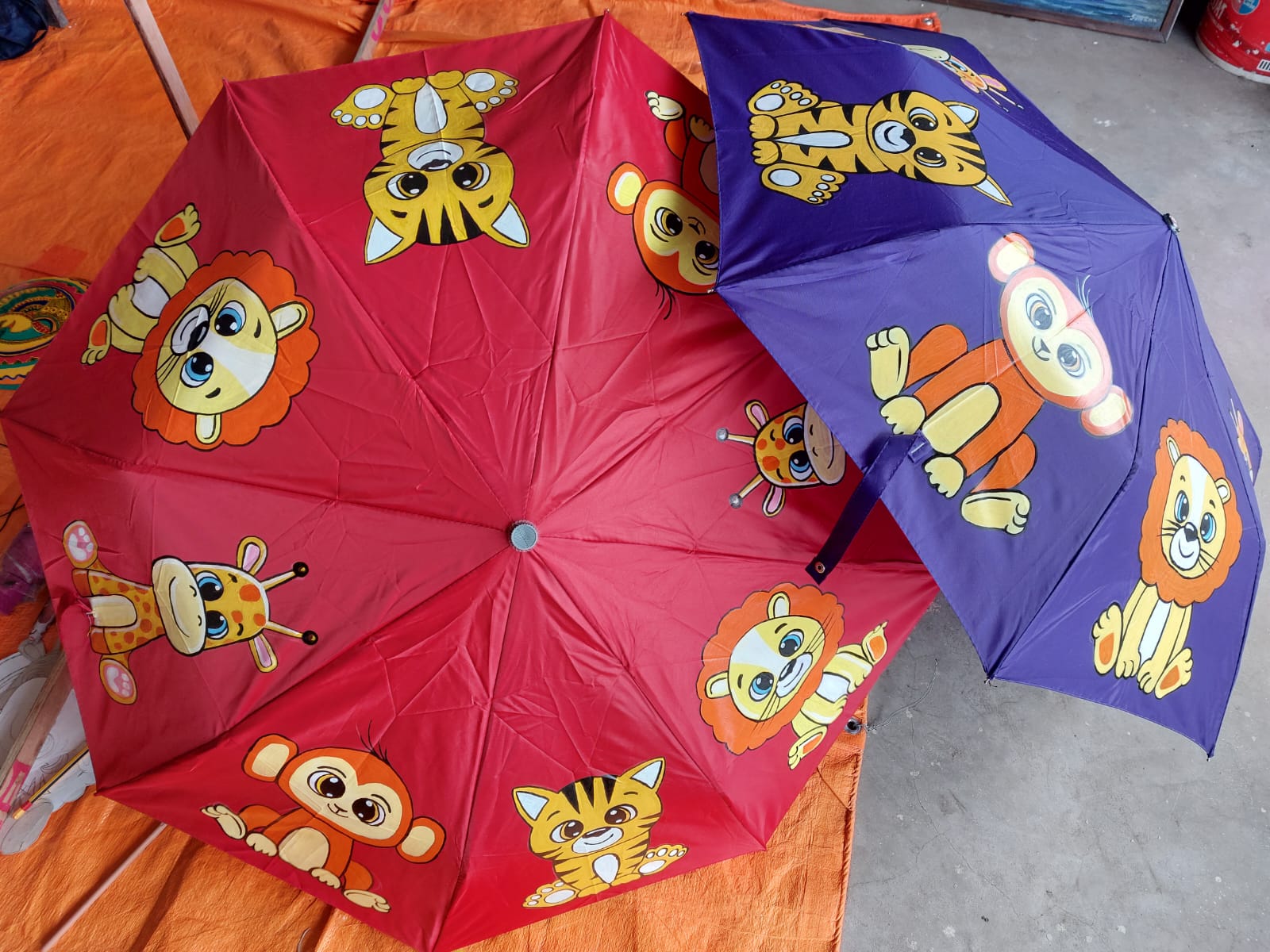 Children's Cartoon Umbrellas