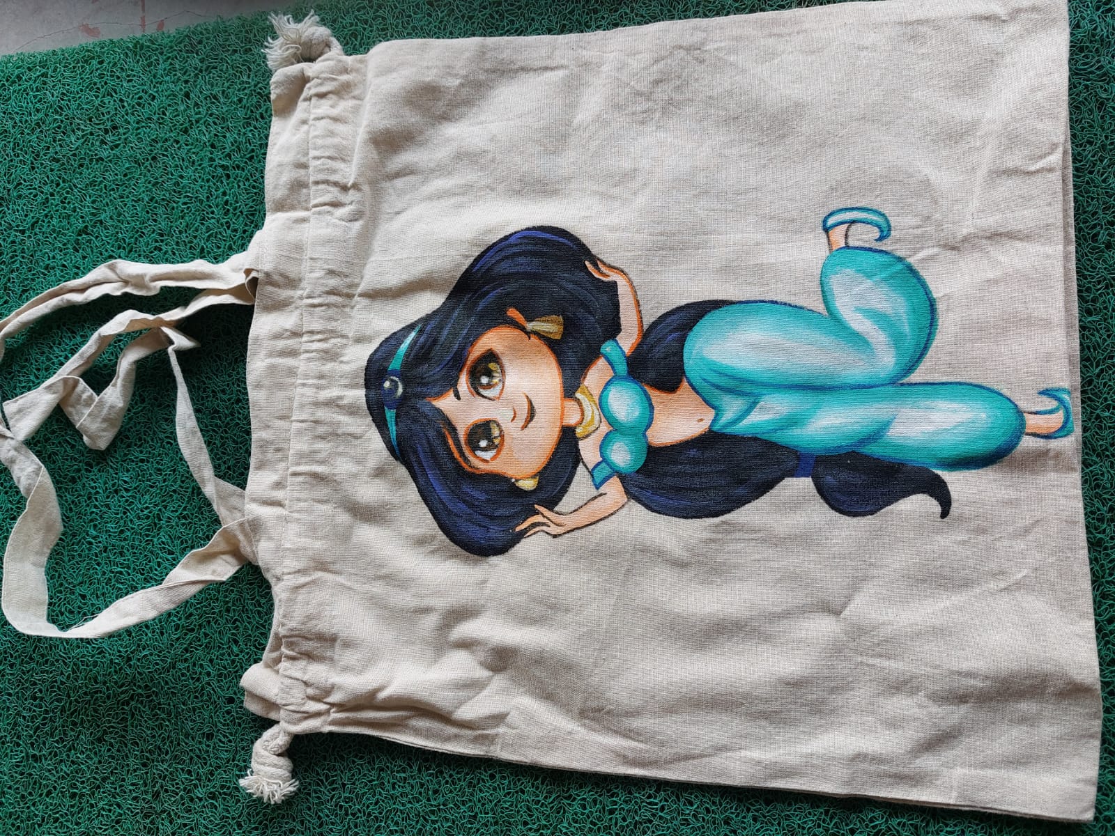 Princess Jasmine Canvas Tote Bag