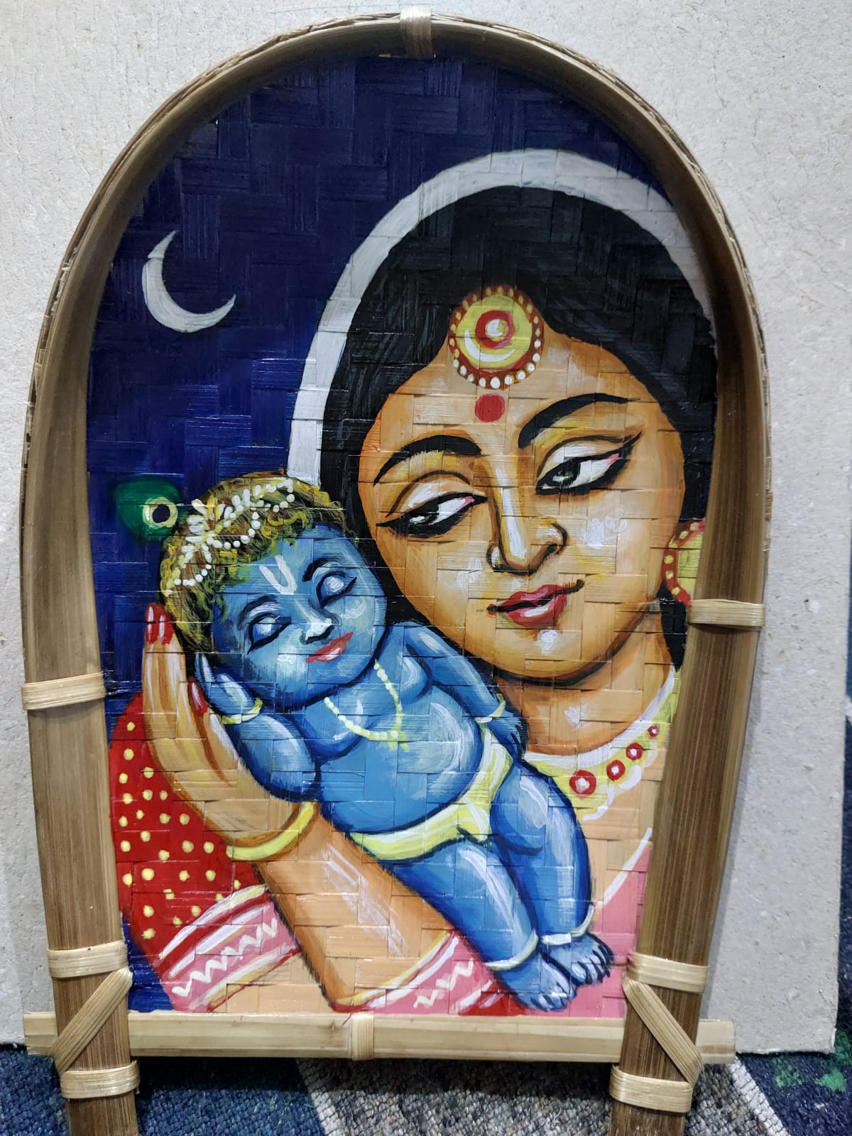 Handcrafted Bamboo Wall Art