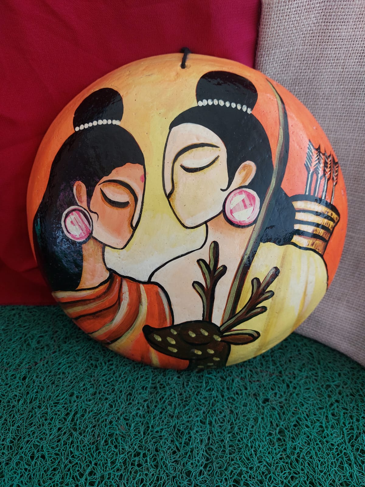 Hand-painted Decorative Wall Plate