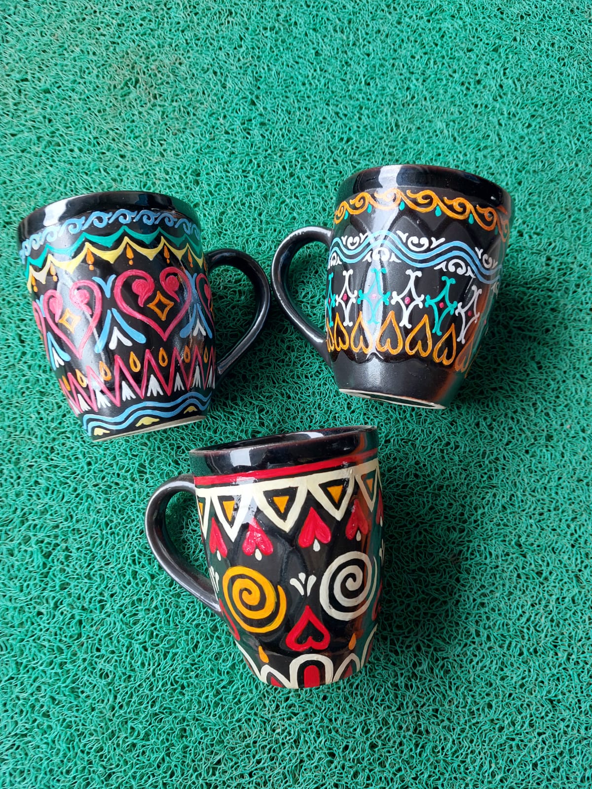 Hand-painted Ceramic Mugs