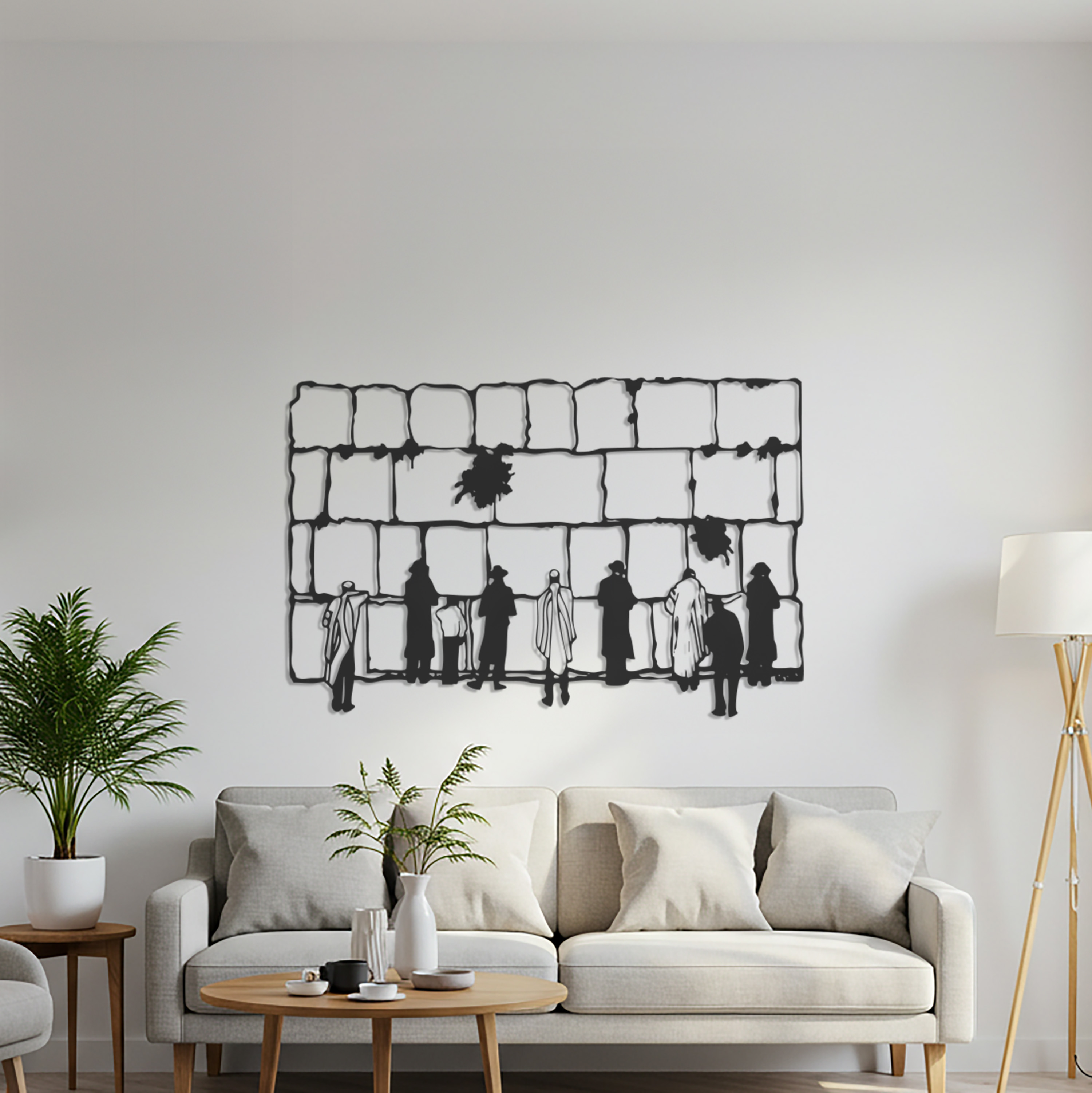Modern Wall Art – Western Wall Silhouette