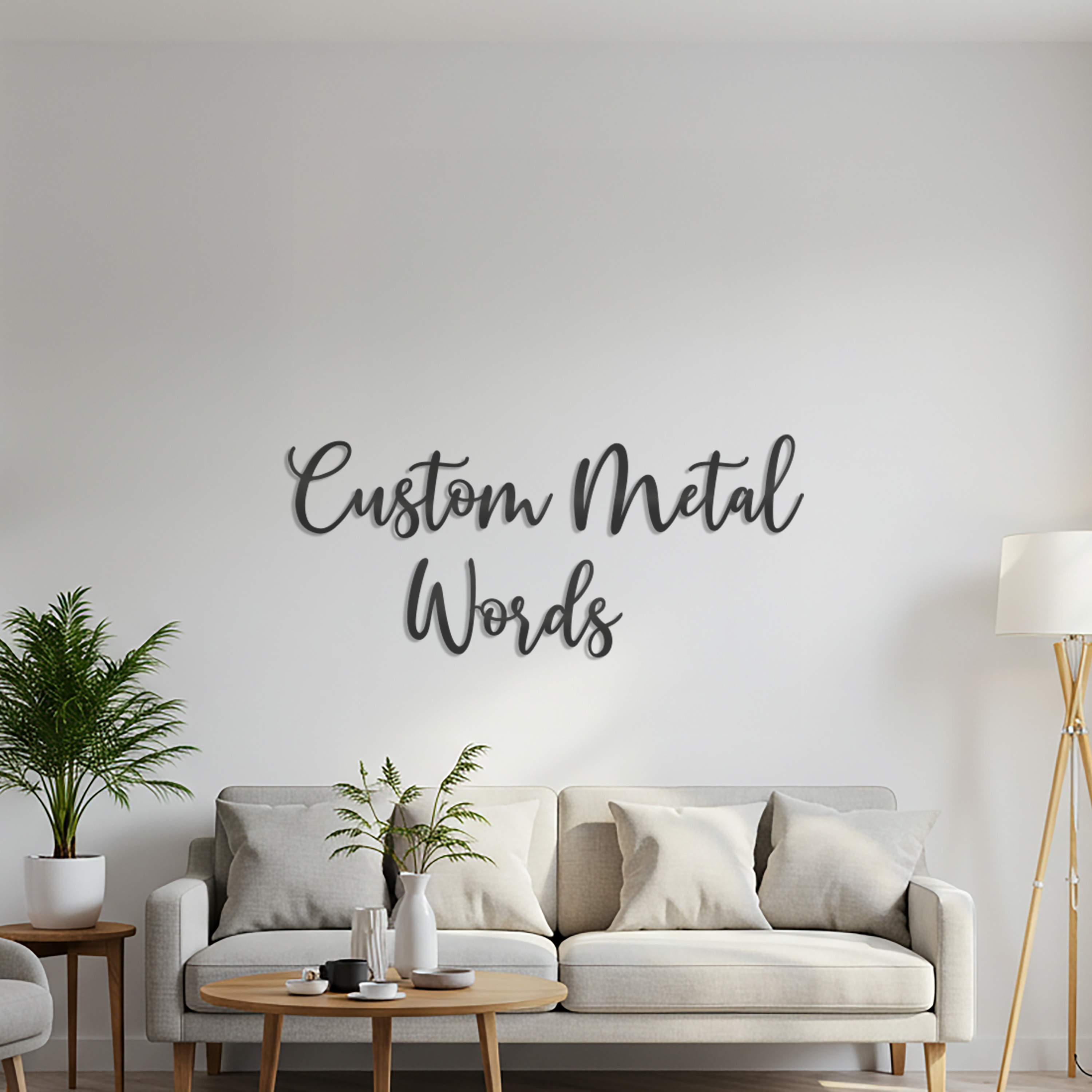 Custom Metal Words