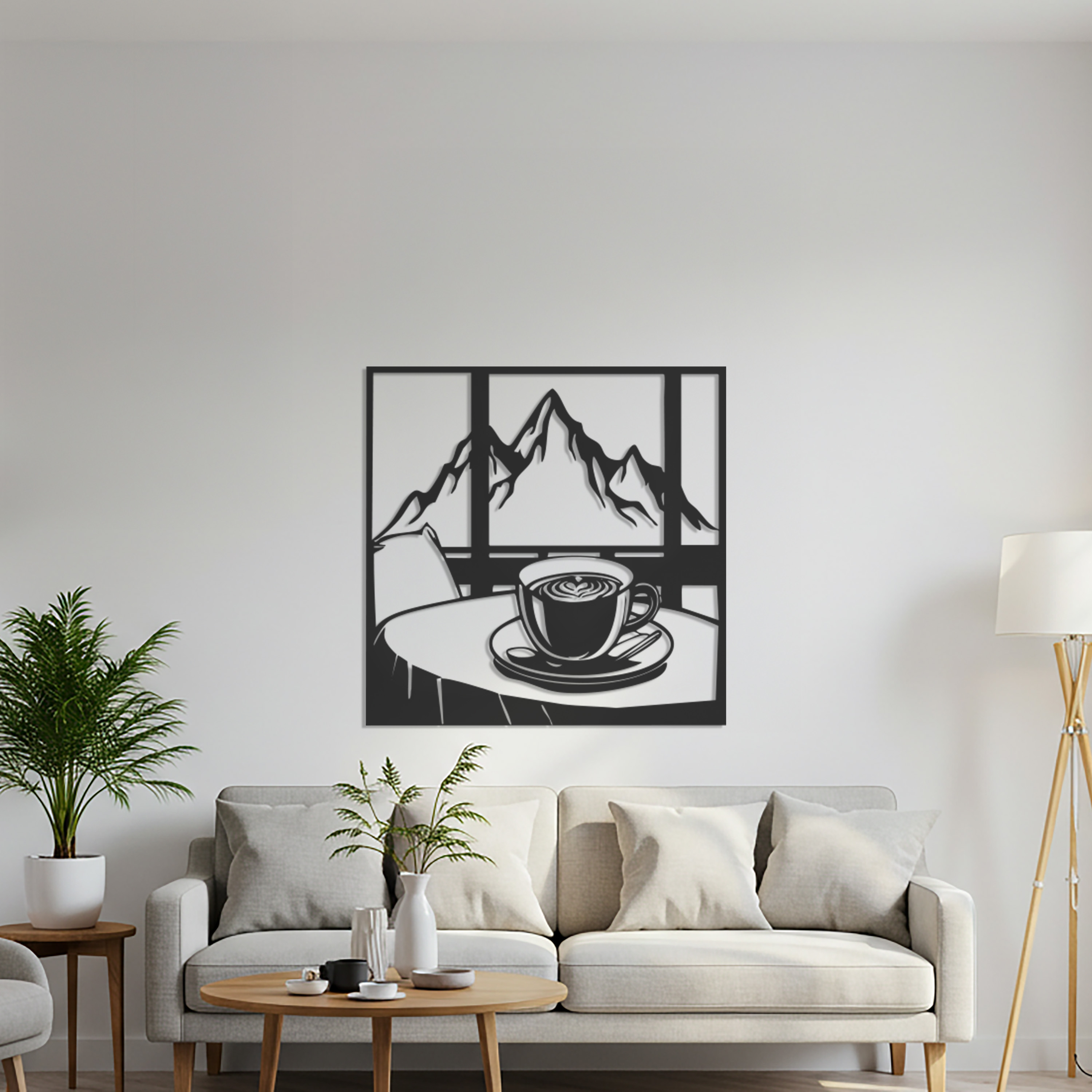 Mountain View Coffee Wall Art