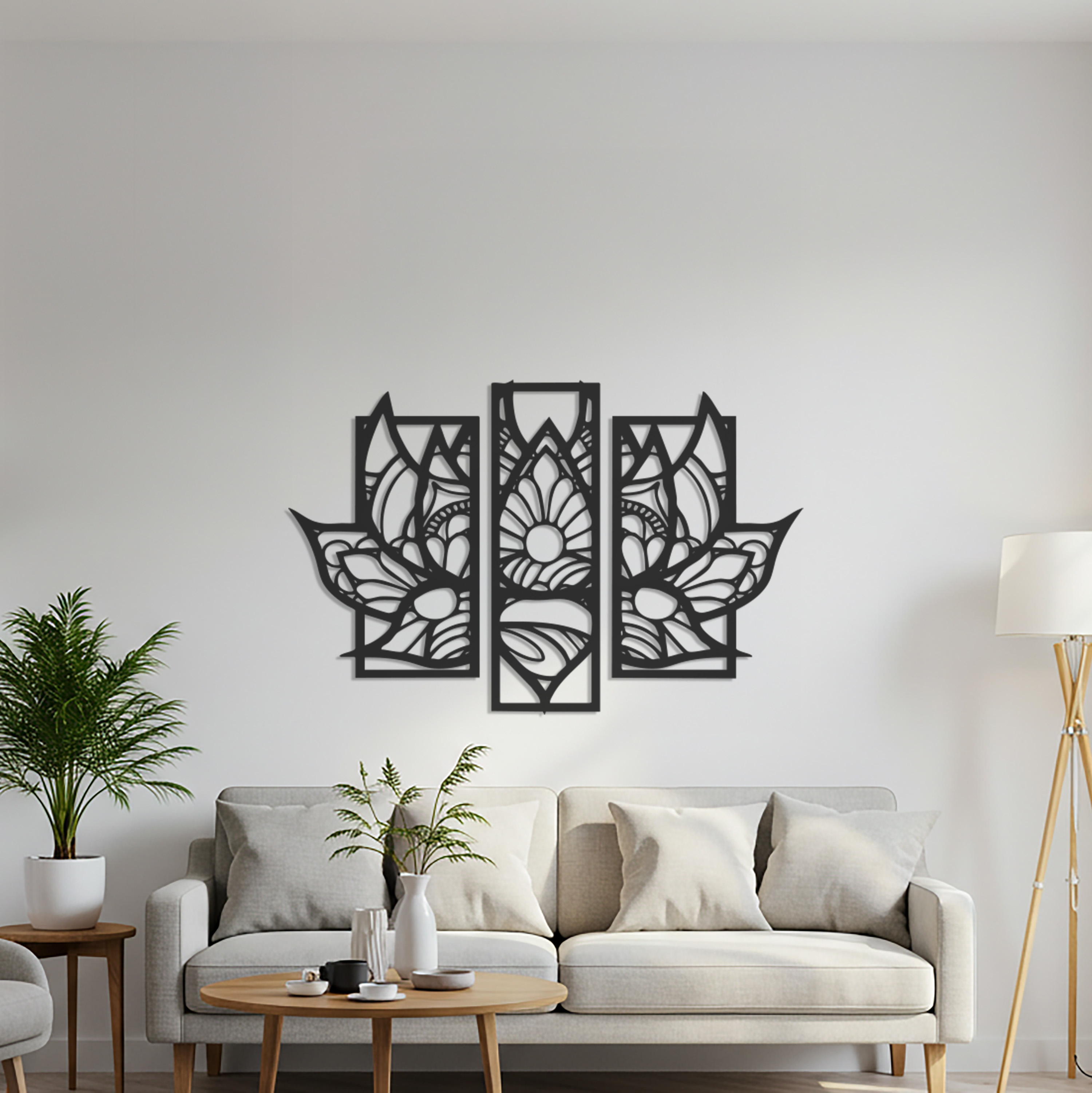 Lotus Metal Wall Art