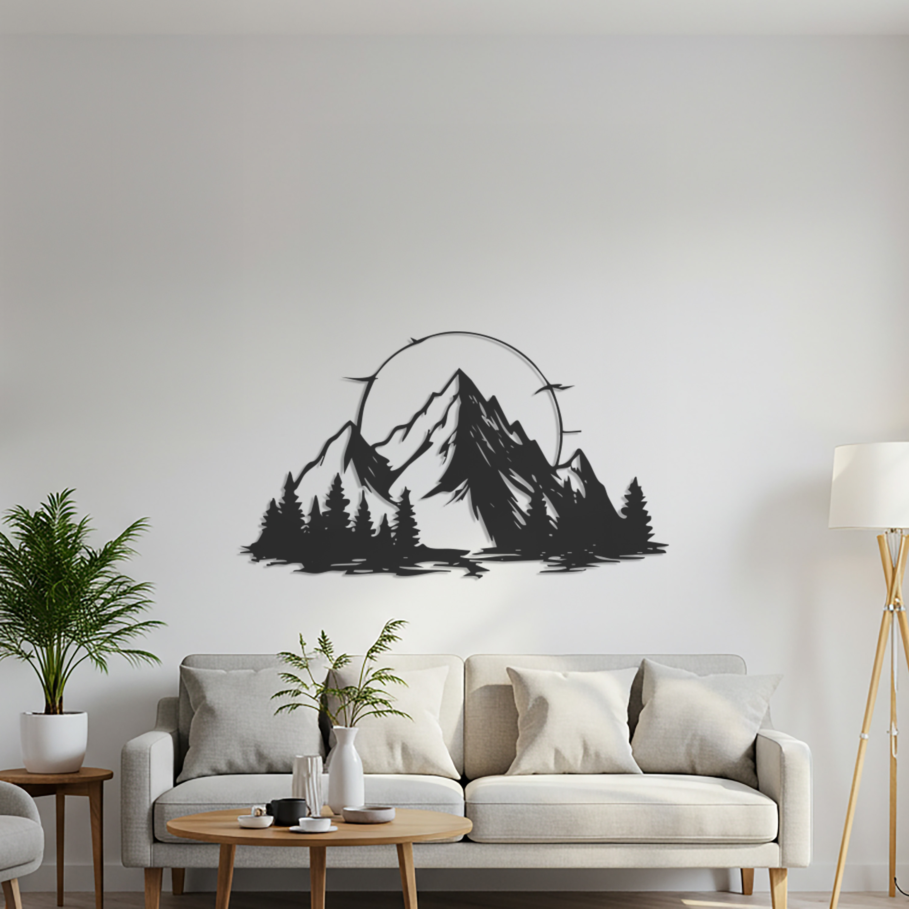 Mountain Landscape Wall Decal