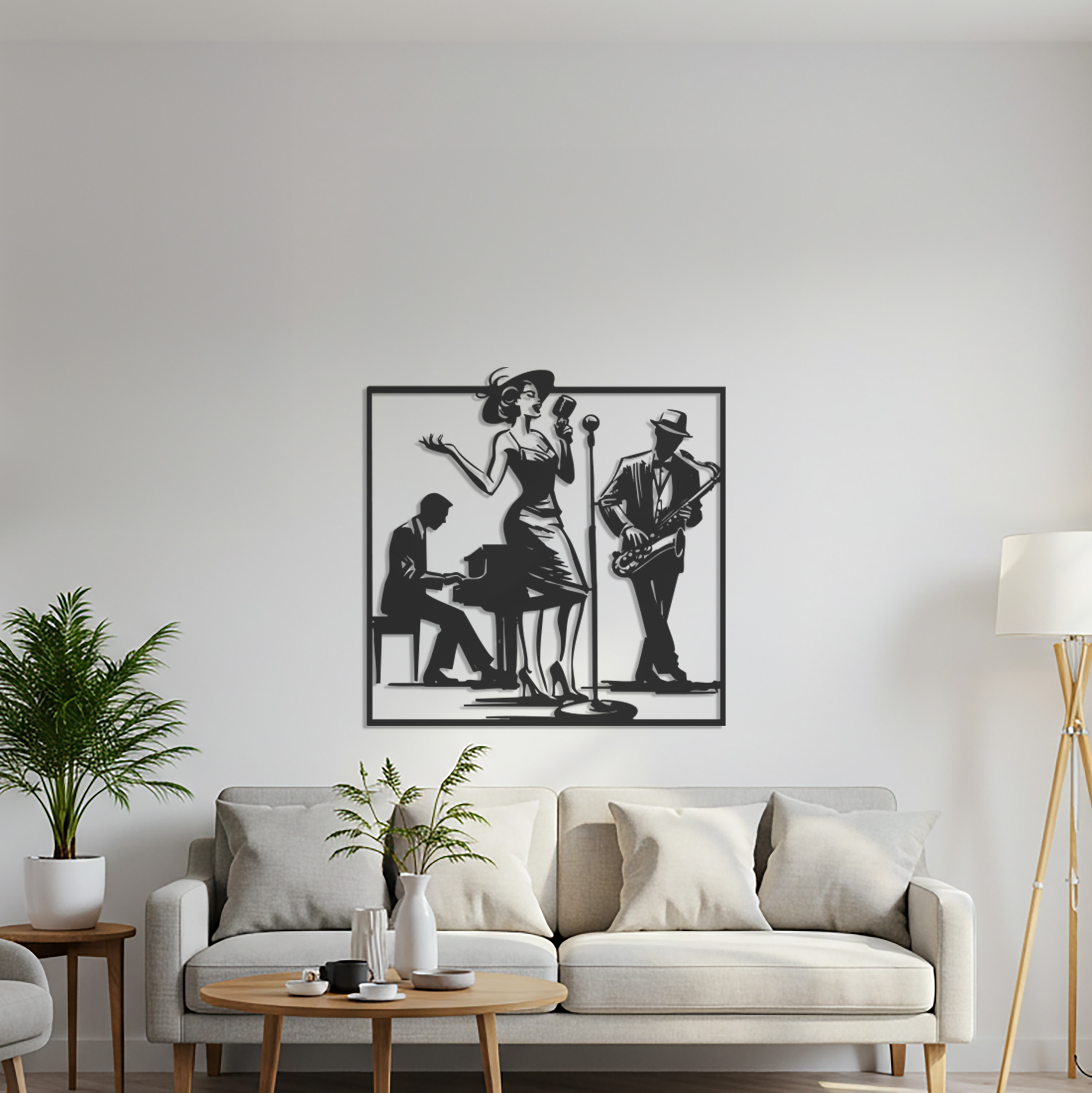 Jazz Band Metal Wall Art