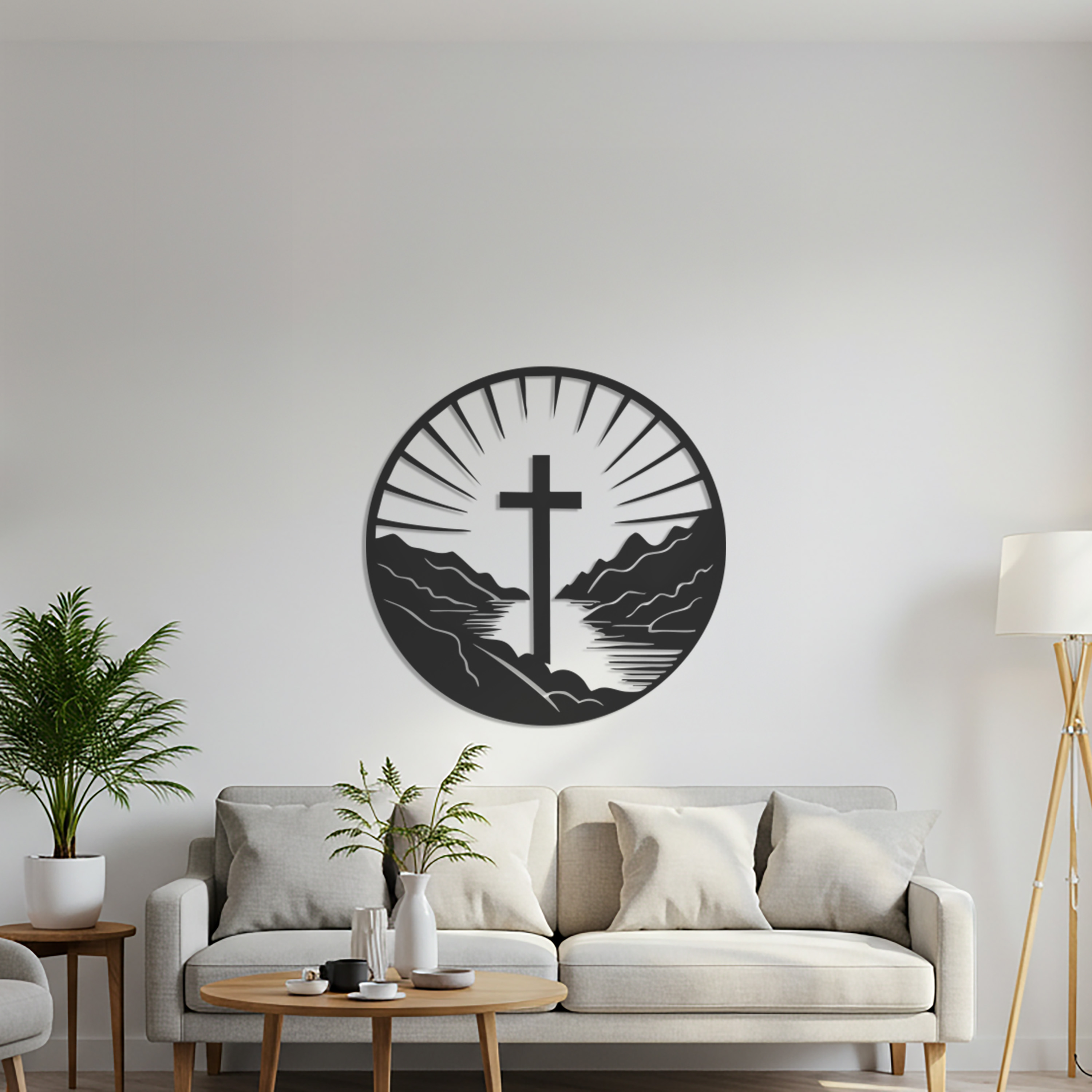 Metal Cross Wall Art