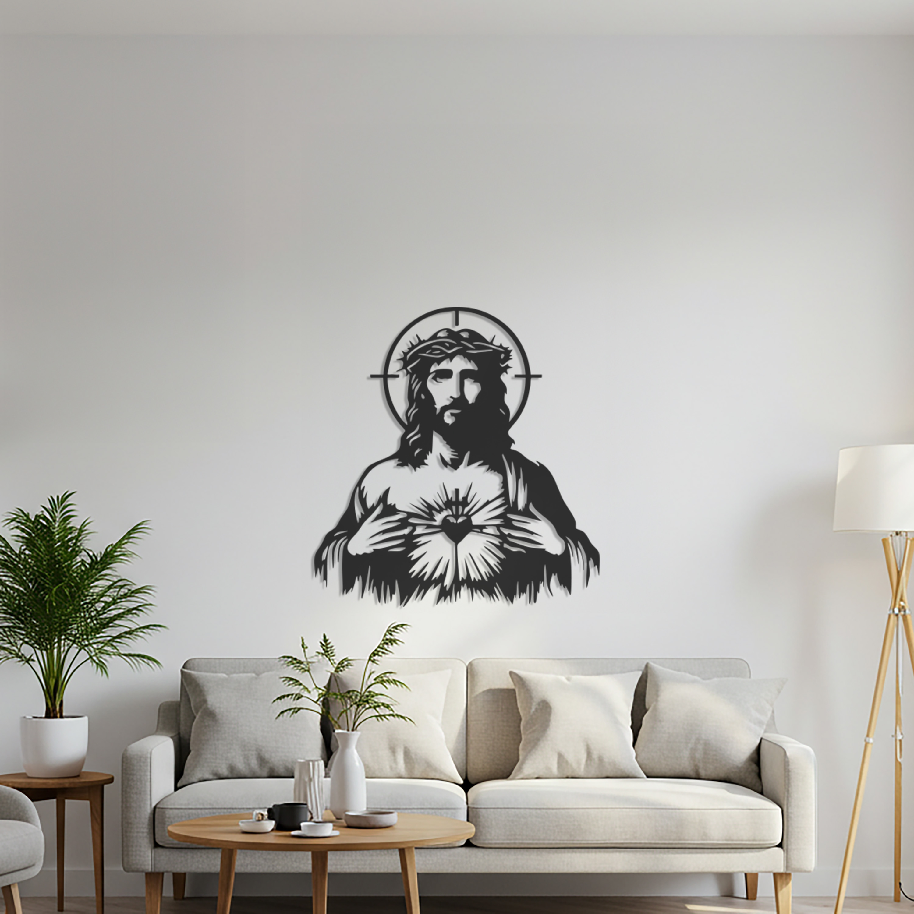 Sacred Heart Jesus Wall Decal