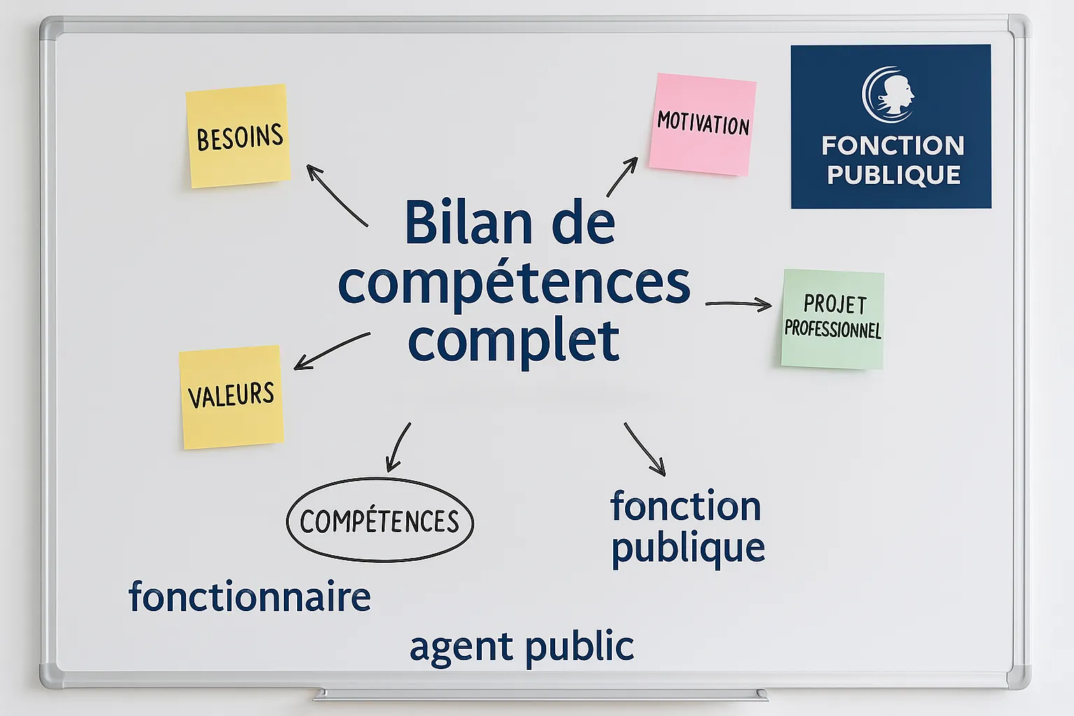 Bilan de compétences complet pour les "fonctionnaires et agents publics"