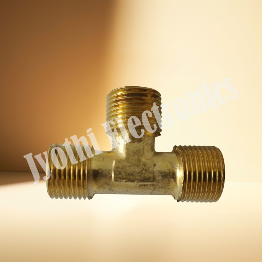 Brass T-Shaped Connector