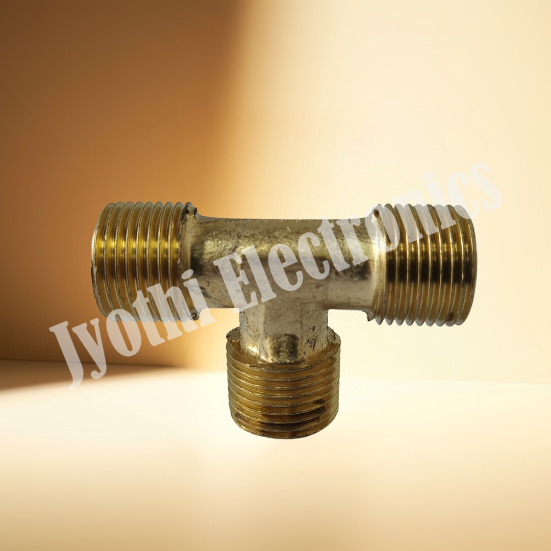 Brass T-Shaped Connector
