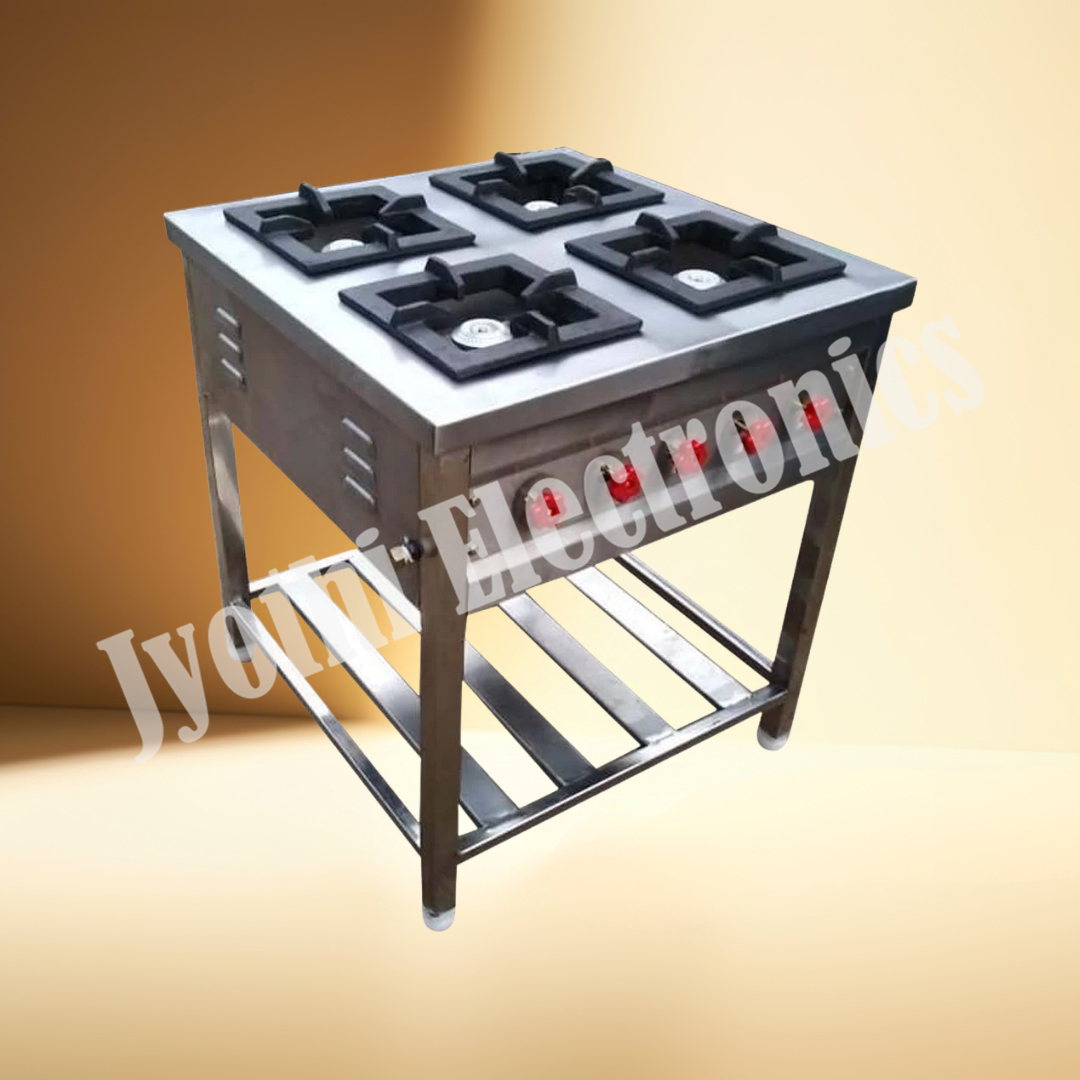 Commercial Four Burner Gas Range