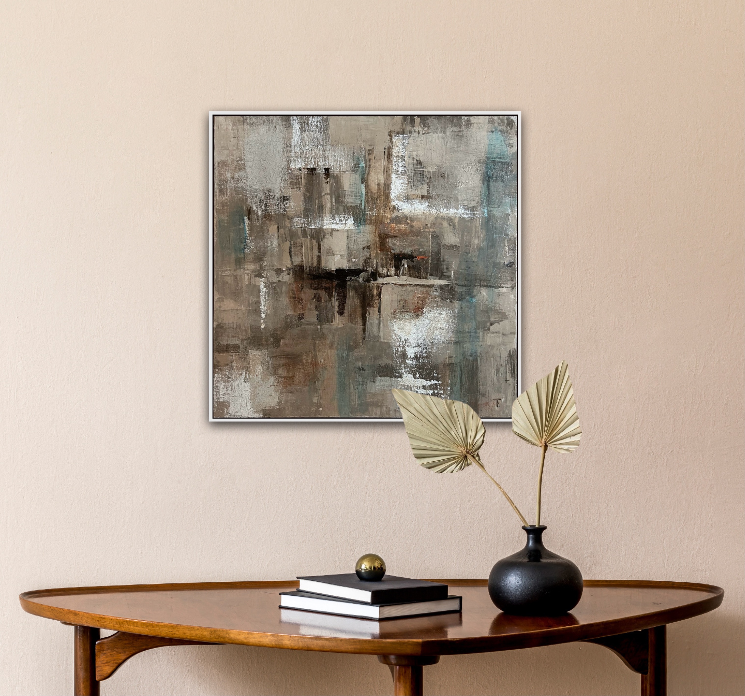 Tina Fornbrandt, "Fusion", 50x50 cm,  akryl 