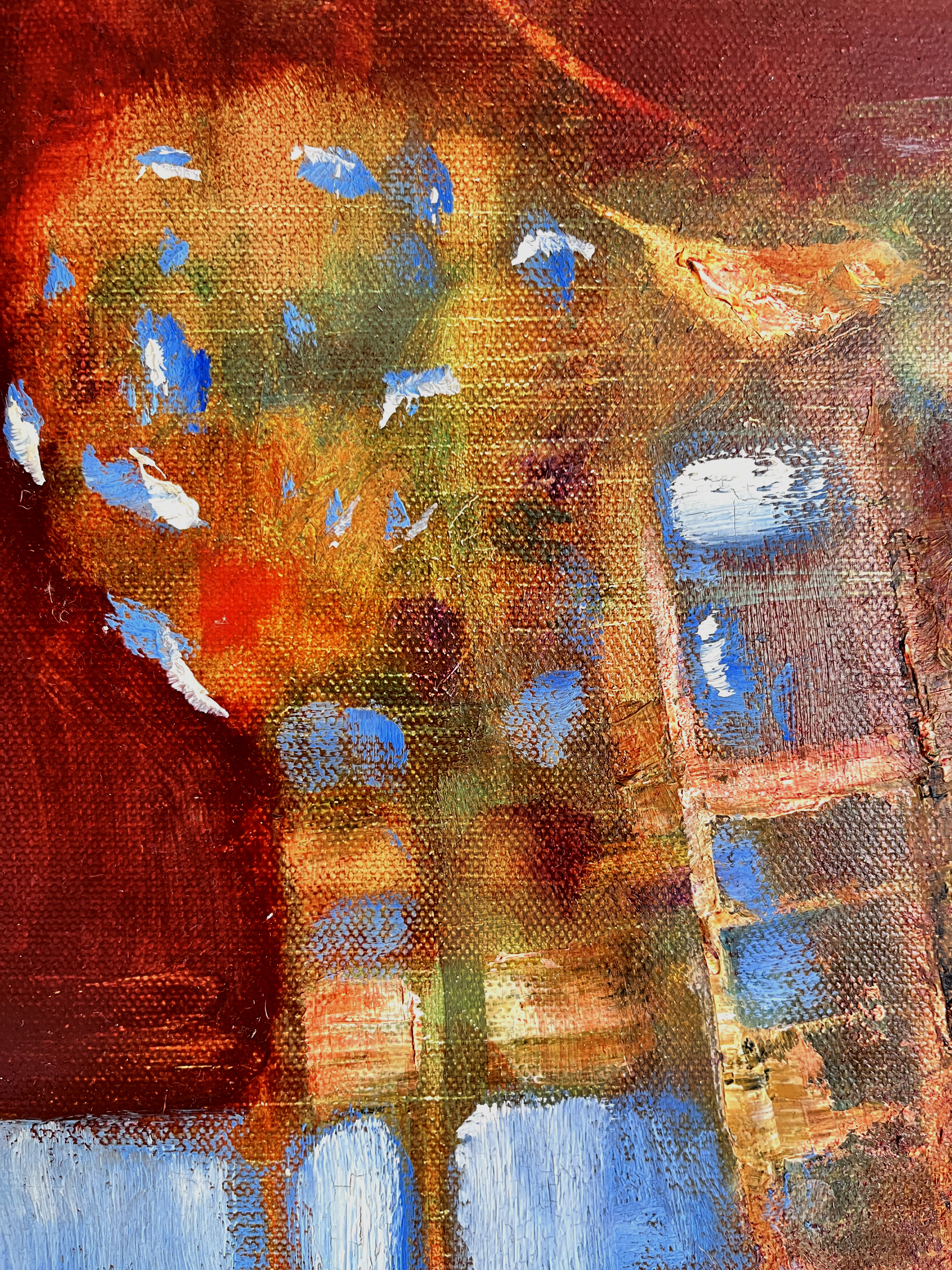 Elen Iv, "Sunset’s Embrace", 40x50 cm,  olja 