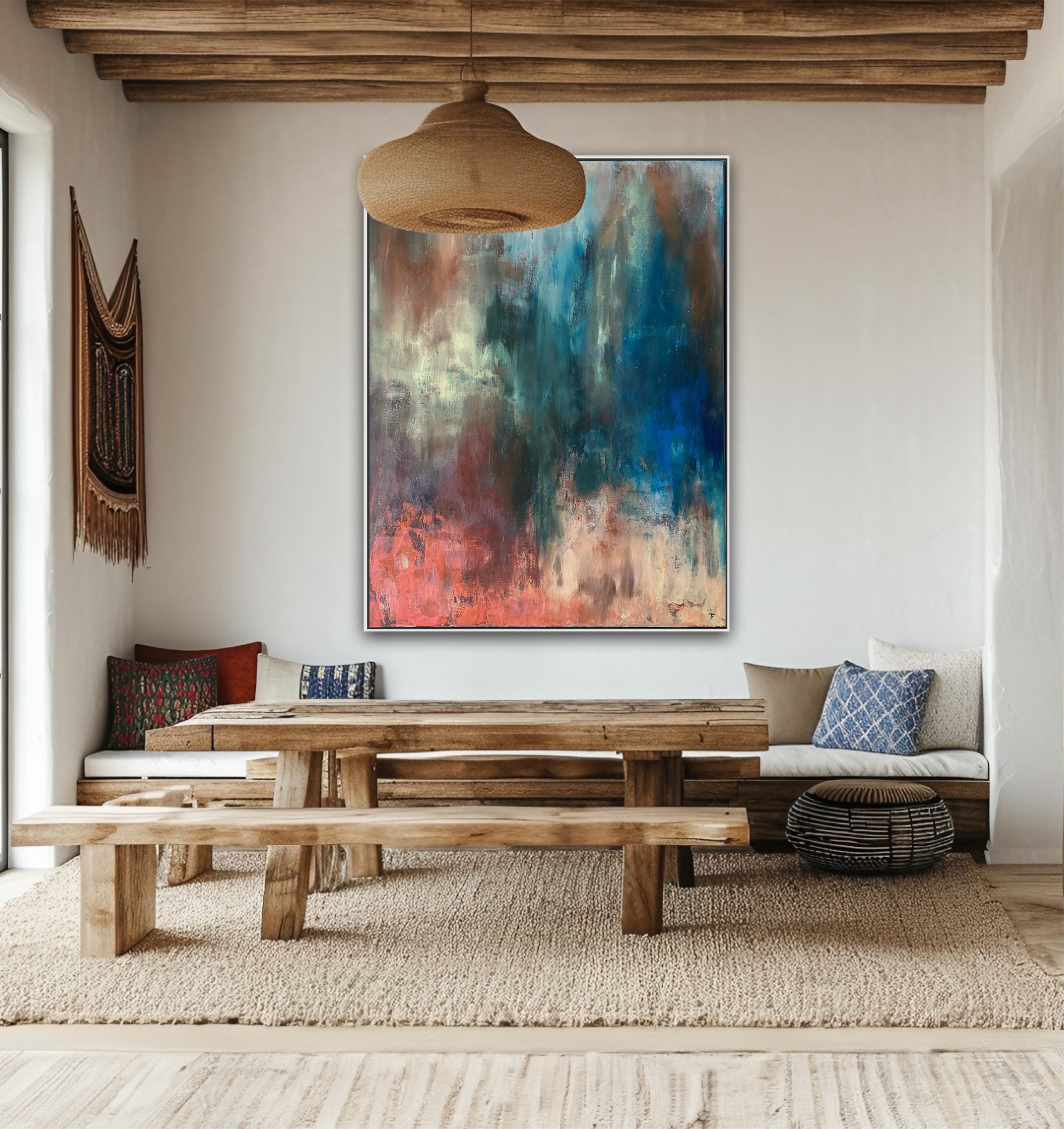 Tina Fornbrandt, "Epic", 90x120 cm, akryl