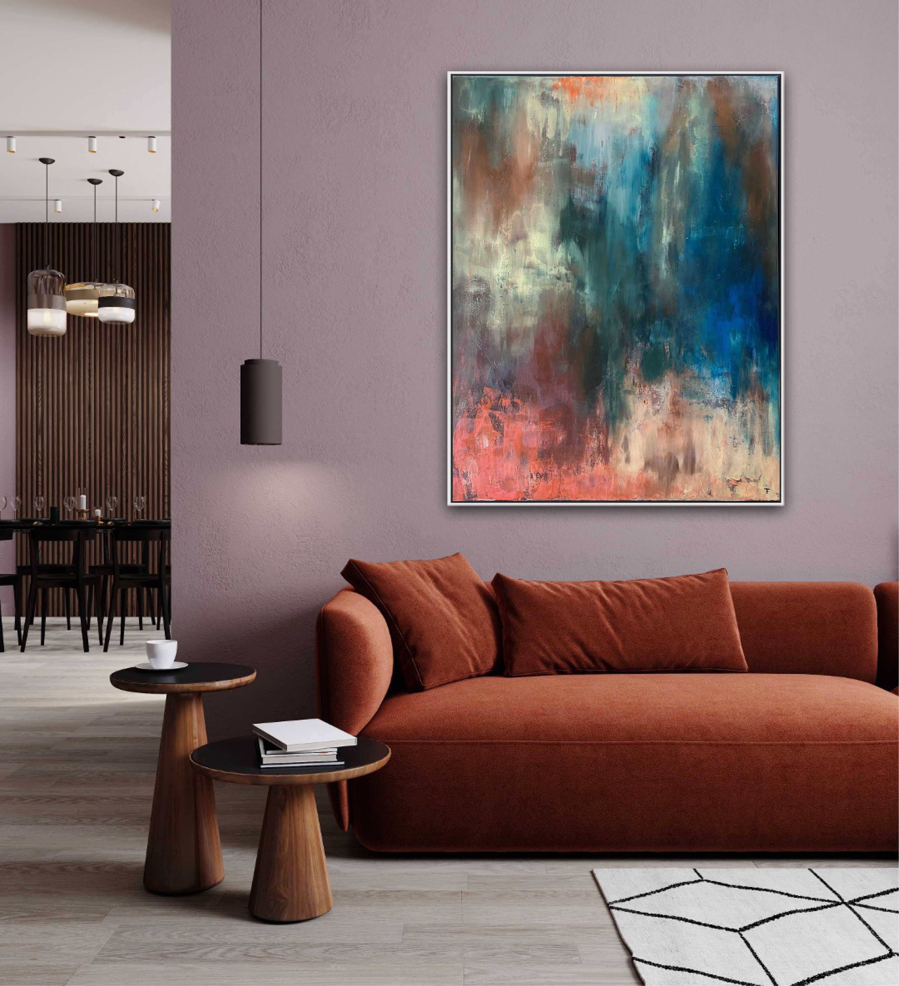 Tina Fornbrandt, "Epic", 90x120 cm, akryl