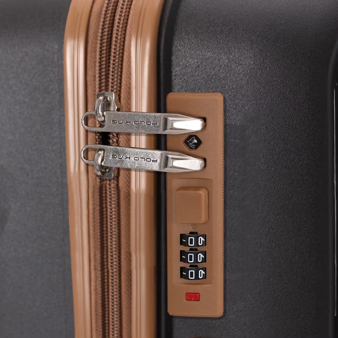 Mala de Viagem Grande Chumbo com Marron 32 KG