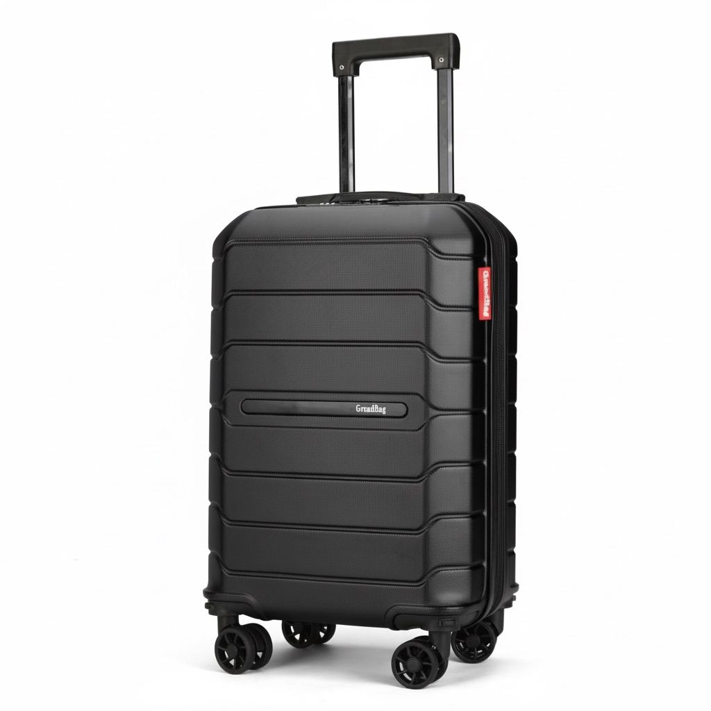 Mala de Viagem Pequena de Bordo Preta 10KG